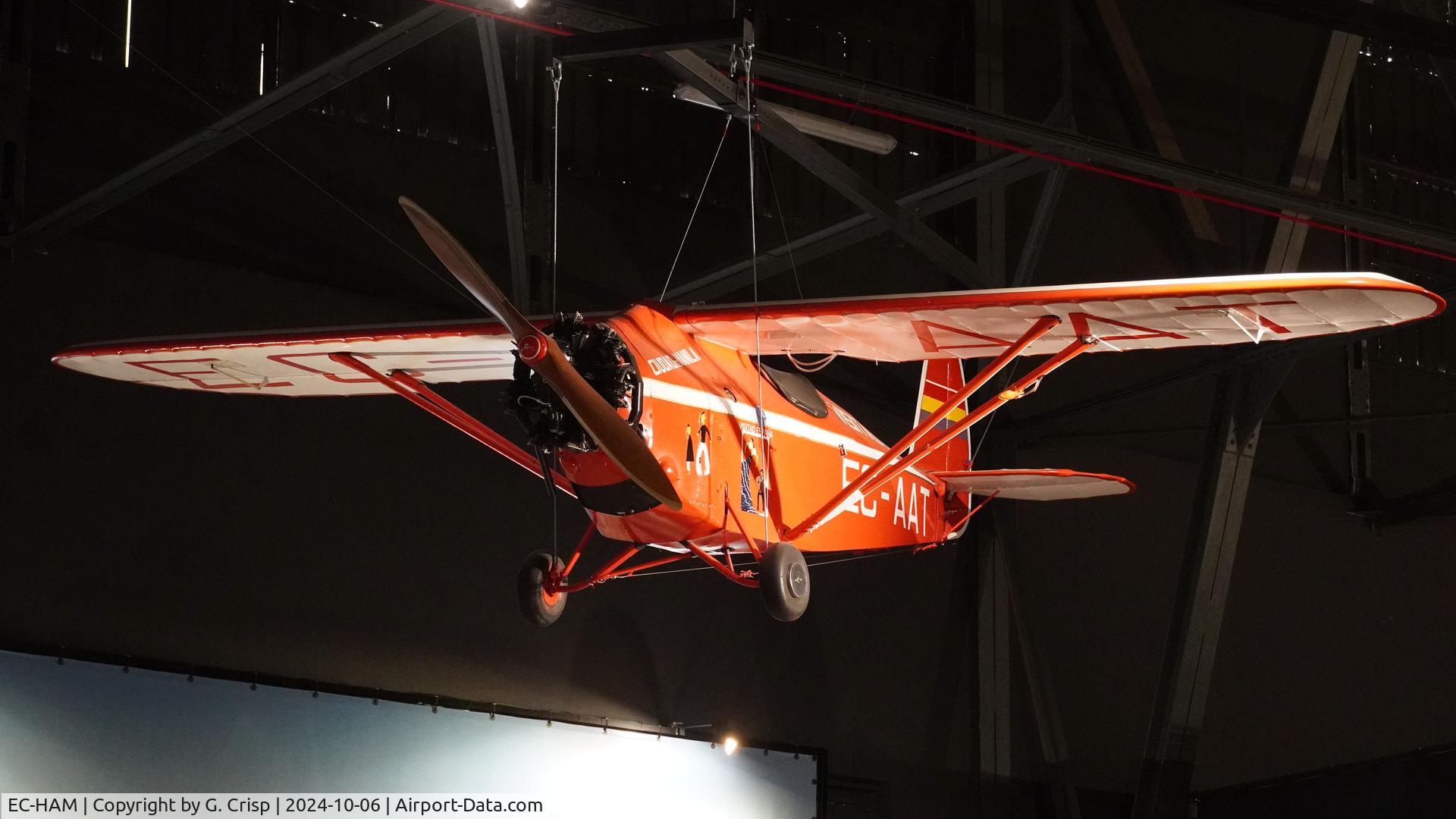 EC-HAM, 1932 Comper CLA-7 Swift C/N S32/5, Museo del Aire y del Espacio, Cuatro Vientos, Madrid, Spain