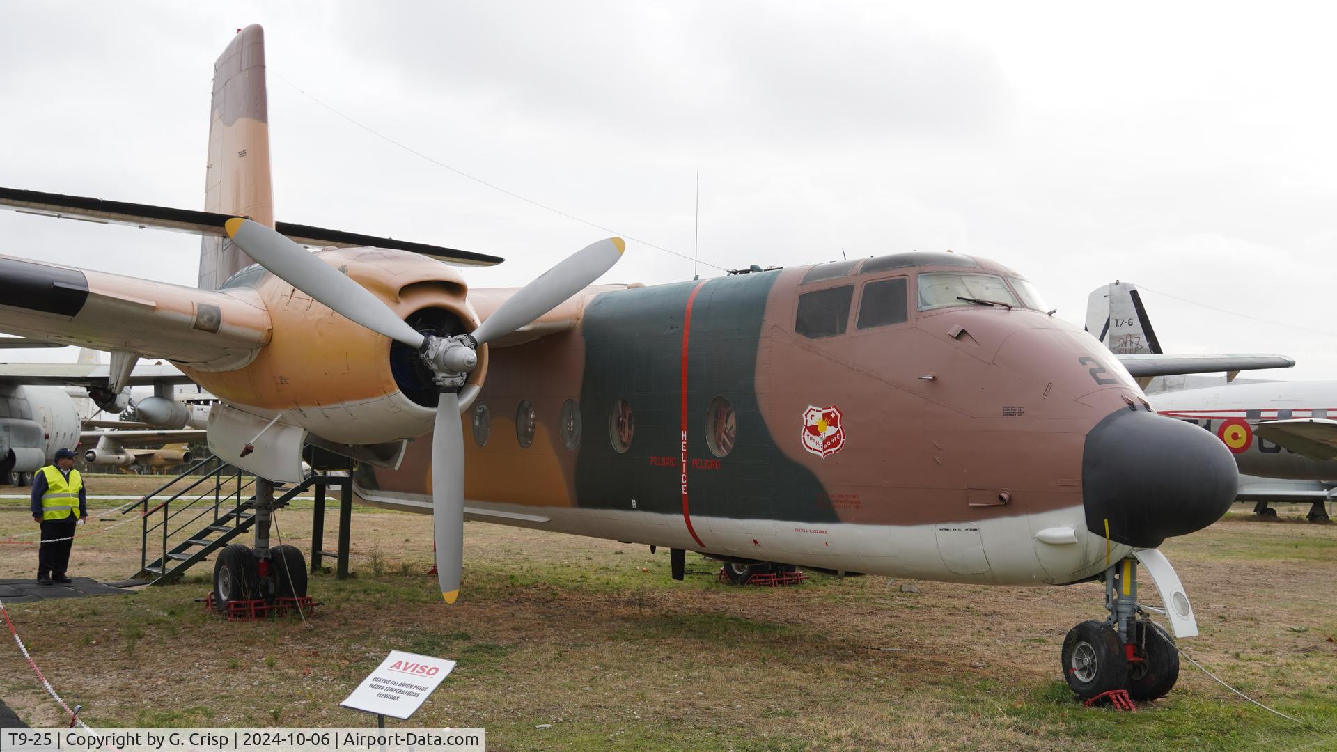 T9-25, De Havilland Canada C-7A Caribou C/N 53, Museo del Aire y del Espacio, Cuatro Vientos, Madrid, Spain
