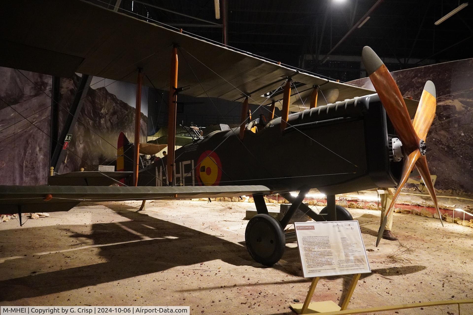 M-MHEI, De Havilland DH.4 Replica C/N Not found M-MHEI, Museo del Aire y del Espacio, Cuatro Vientos, Madrid, Spain