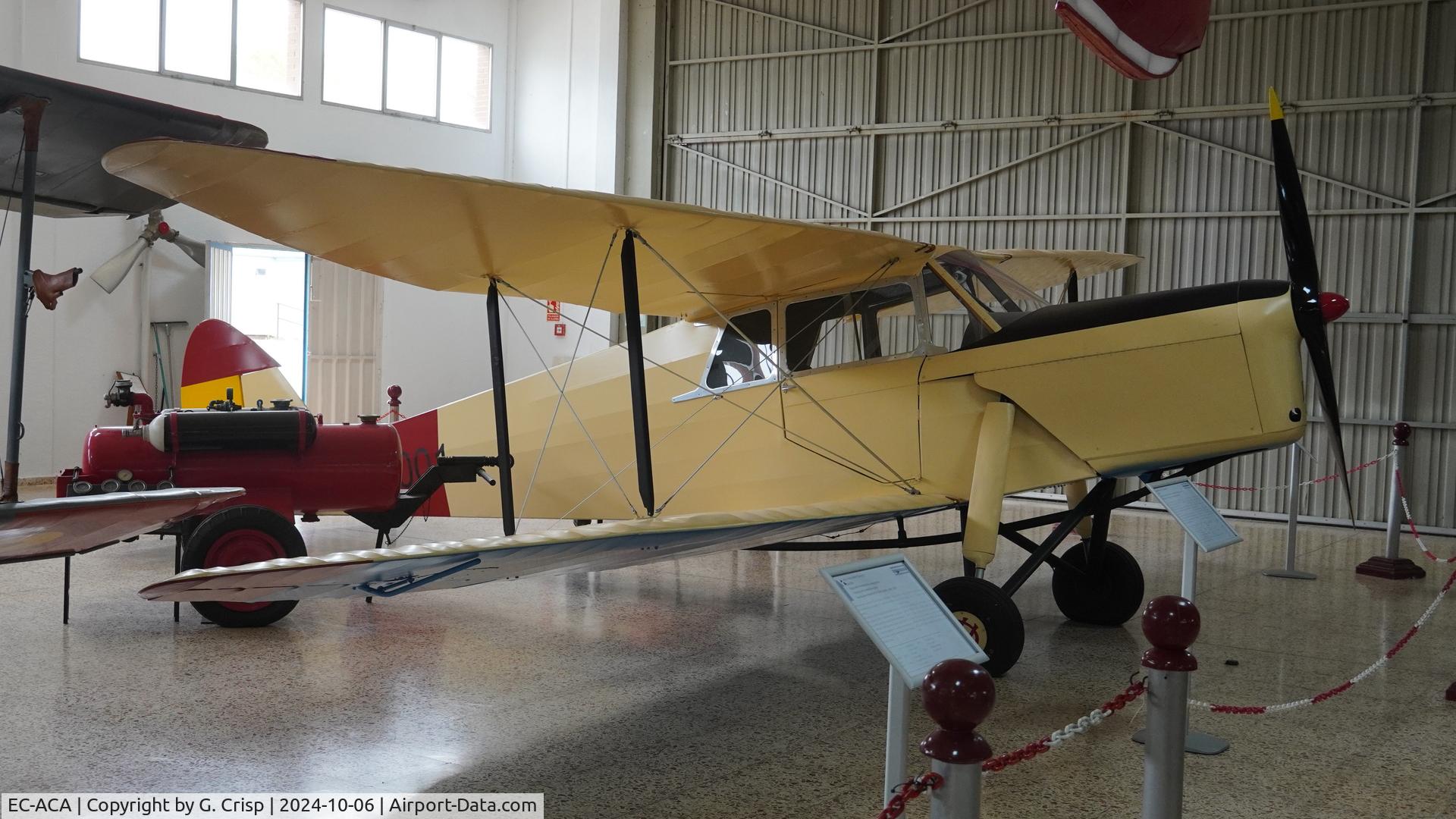EC-ACA, 1935 De Havilland DH.87B Hornet Moth C/N 8039, Museo del Aire y del Espacio, Cuatro Vientos, Madrid, Spain