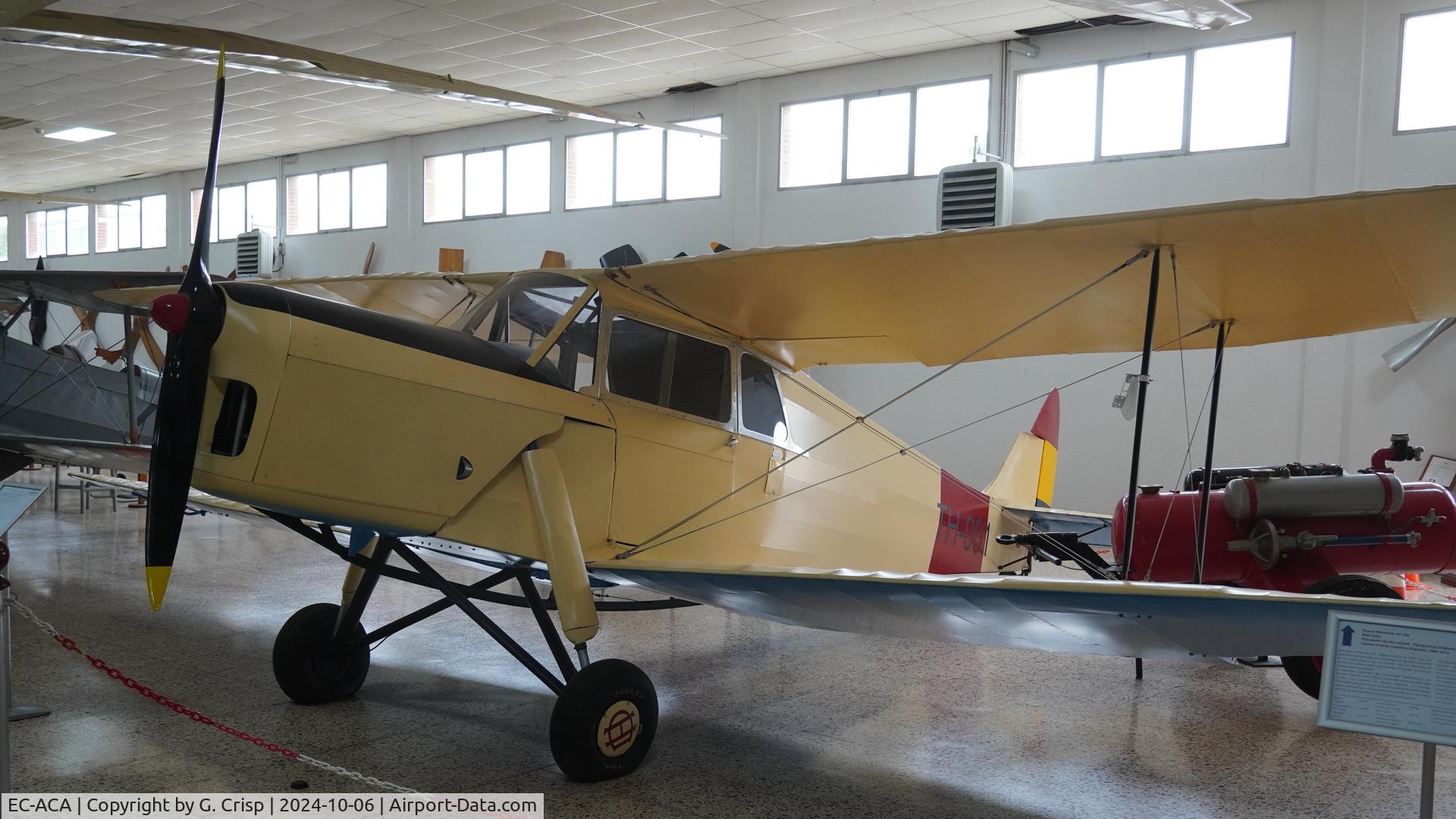 EC-ACA, 1935 De Havilland DH.87B Hornet Moth C/N 8039, Museo del Aire y del Espacio, Cuatro Vientos, Madrid, Spain