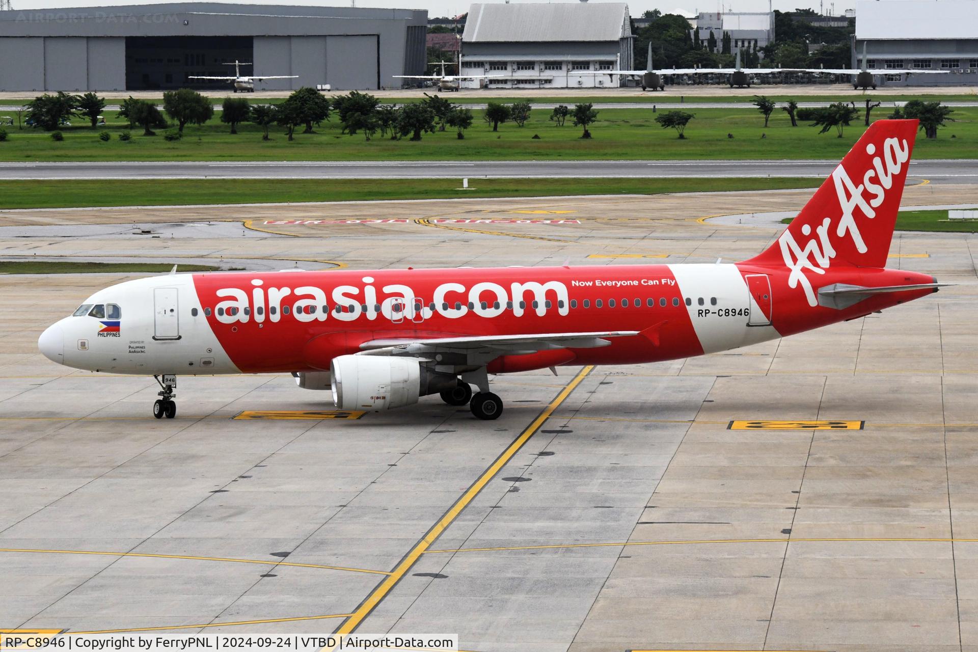 RP-C8946, 2010 Airbus A320-214 C/N 4397, Philippines AirAsia arriving in DMK