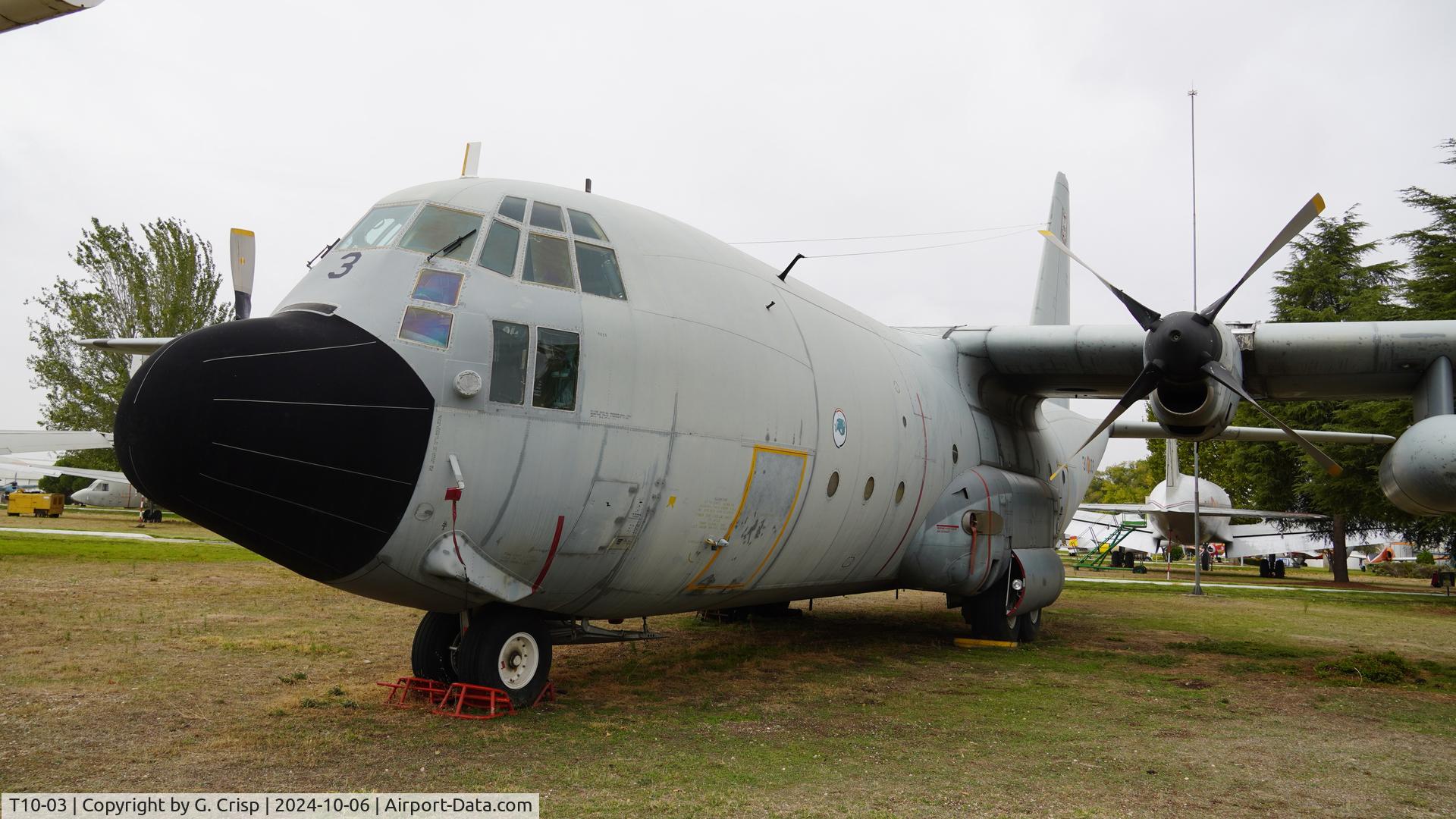 T10-03, Lockheed C-130H Hercules C/N 382-4531, Museo del Aire y del Espacio, Cuatro Vientos, Madrid, Spain