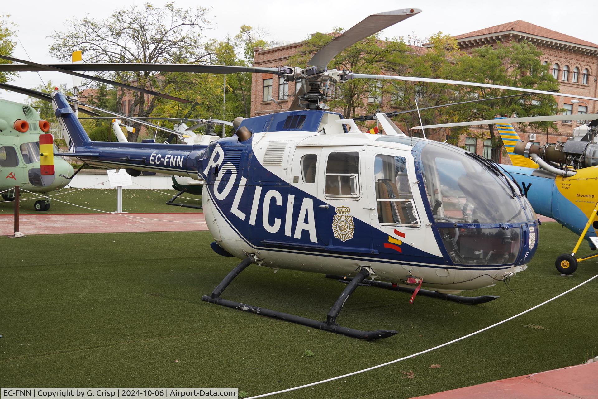 EC-FNN, 1991 MBB Bo-105S CBS-4 C/N S-870, Museo del Aire y del Espacio, Cuatro Vientos, Madrid, Spain