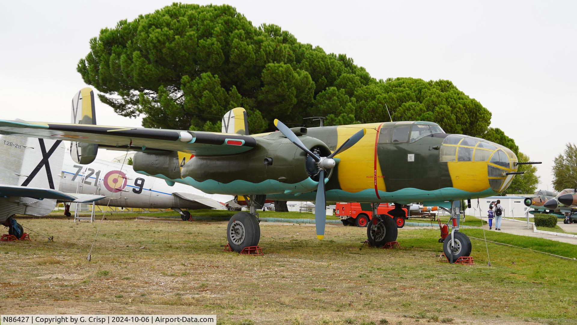 N86427, 1941 North American TB-25N Mitchell C/N 108-32396, Museo del Aire y del Espacio, Cuatro Vientos, Madrid, Spain