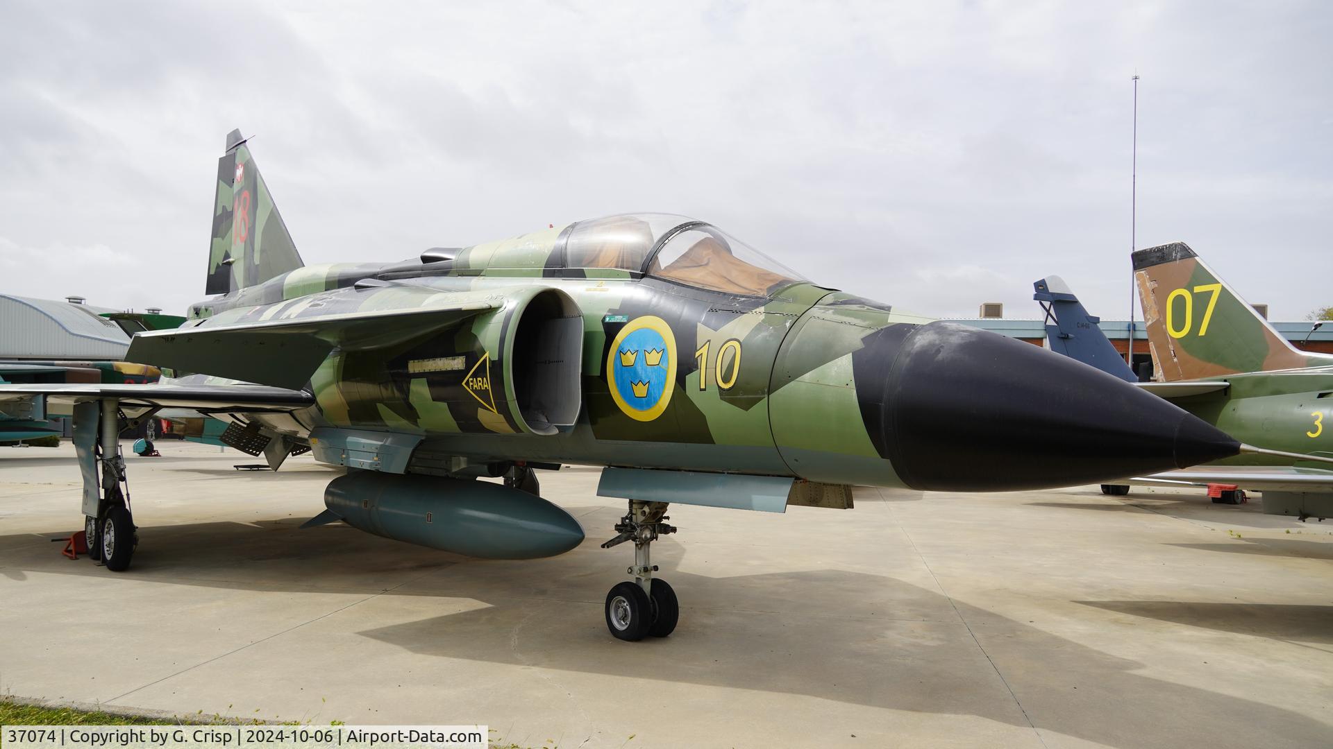 37074, Saab AJS 37 Viggen C/N 37074, Museo del Aire y del Espacio, Cuatro Vientos, Madrid, Spain