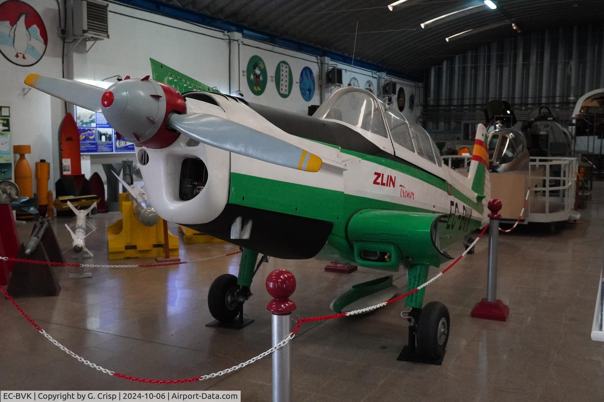 EC-BVK, 1970 Zlin Z-526F Trener Master C/N 1123, Museo del Aire y del Espacio, Cuatro Vientos, Madrid, Spain