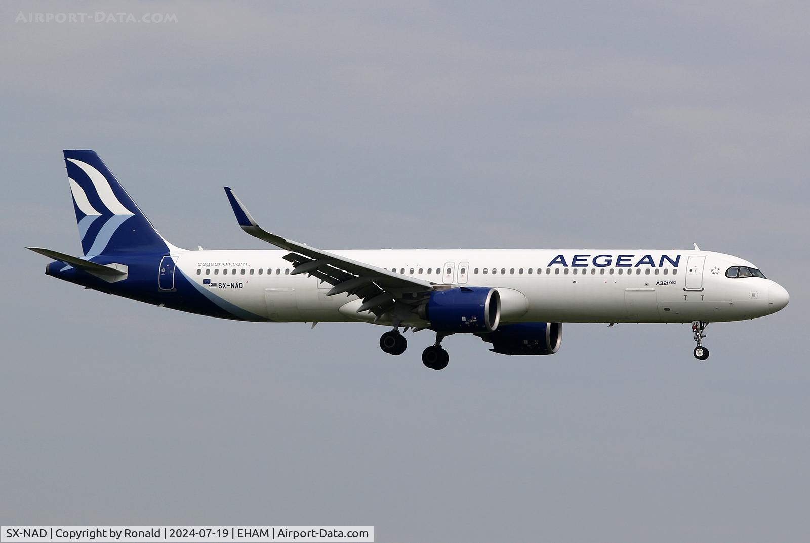 SX-NAD, 2021 Airbus A321-271NX C/N 10305, at eham