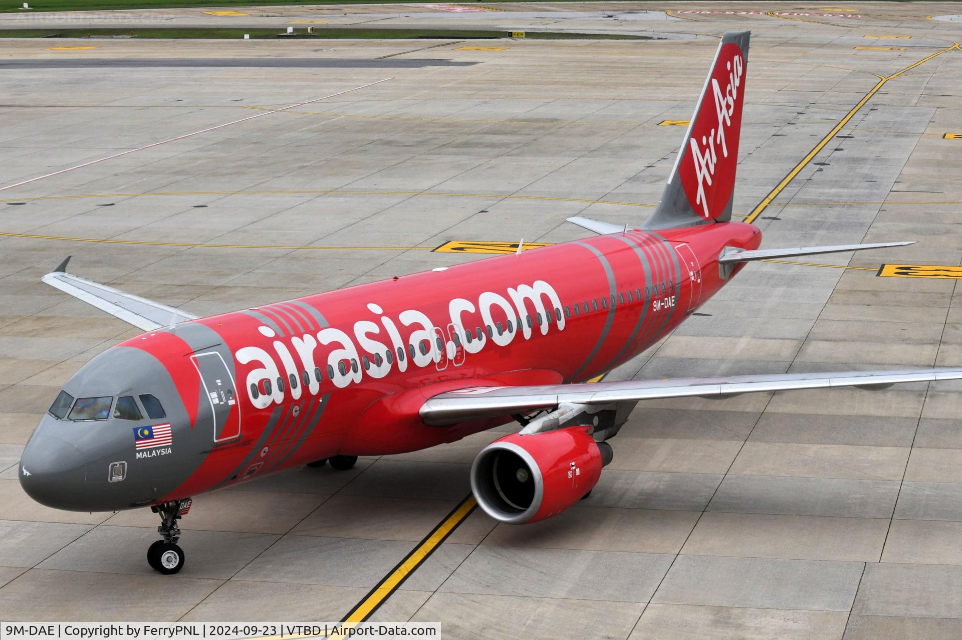 9M-DAE, 2007 Airbus A320-216 C/N 3064, AirAsia A320 in the colors of former operator MYAirline.