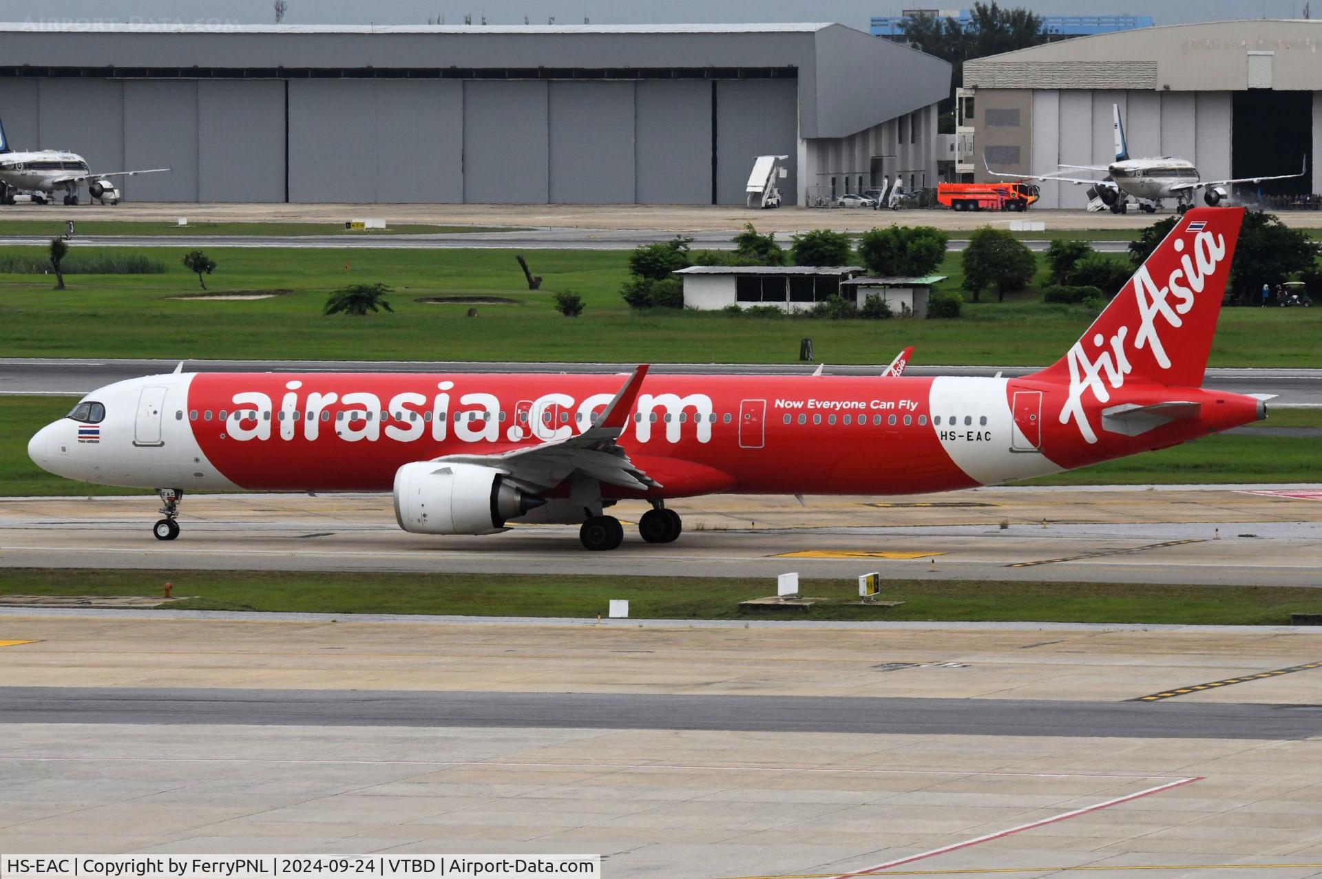 HS-EAC, 2024 Airbus A321-251NX C/N 12089, Just 2 month in operation this A321N of Thai AirAsia