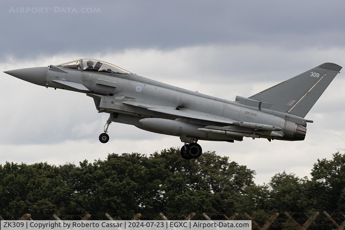 ZK309, 2010 Eurofighter EF-2000 Typhoon FGR4 C/N BS060/228, Coningsby