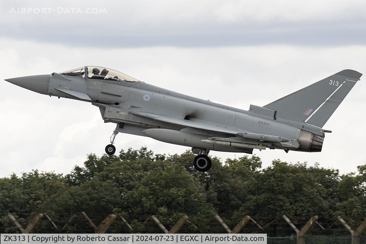 ZK313, 2011 Eurofighter EF-2000 Typhoon FGR4 C/N BS070, Coningsby