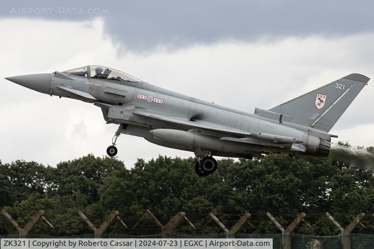 ZK321, 2011 Eurofighter EF-2000 Typhoon FGR4 C/N BS082/315, Coningsby