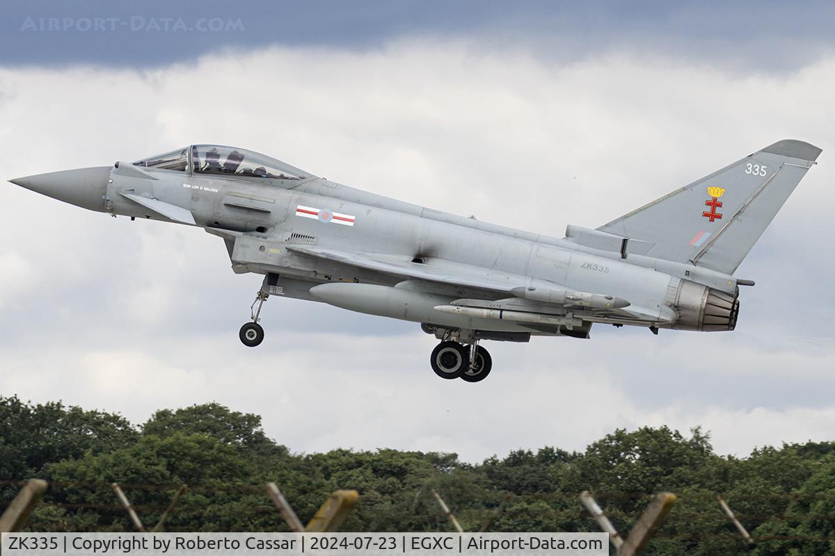 ZK335, 2012 Eurofighter EF 2000 Typhoon FGR4 C/N BS096/359, Coningsby
