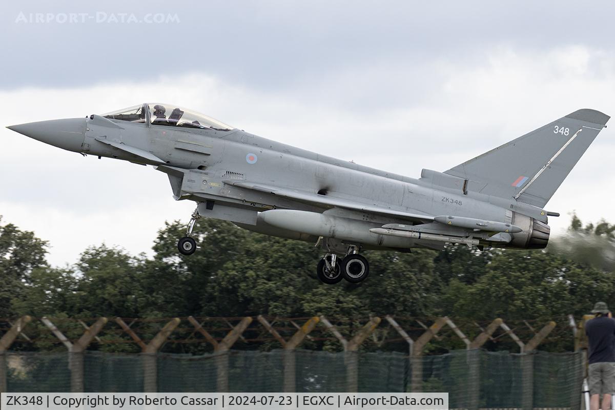 ZK348, Eurofighter EF-2000 Typhoon FGR.4 C/N BS109/396, Coningsby