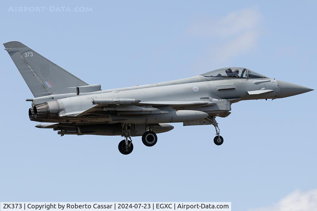 ZK373, Eurofighter EF-2000 Typhoon FGR4 C/N BS134, Coningsby