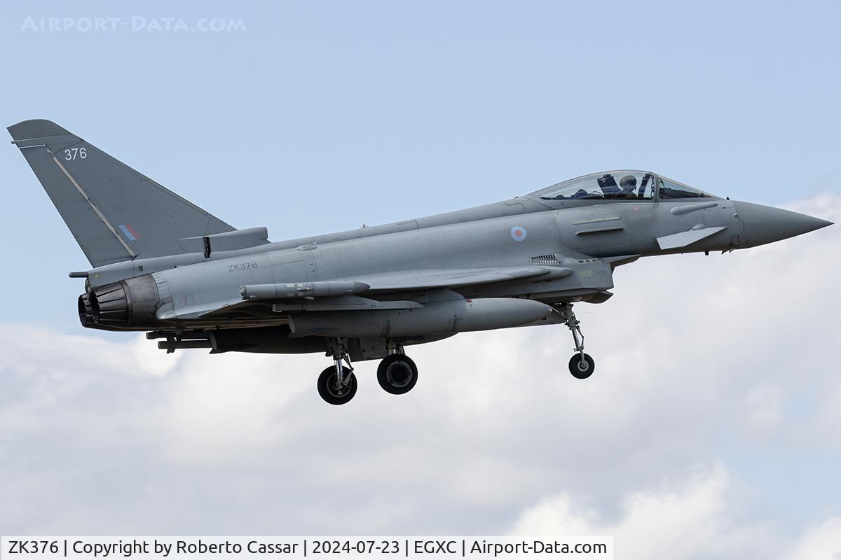 ZK376, 2016 Eurofighter EF-2000 Typhoon FGR.4 C/N BS137/117, Coningsby