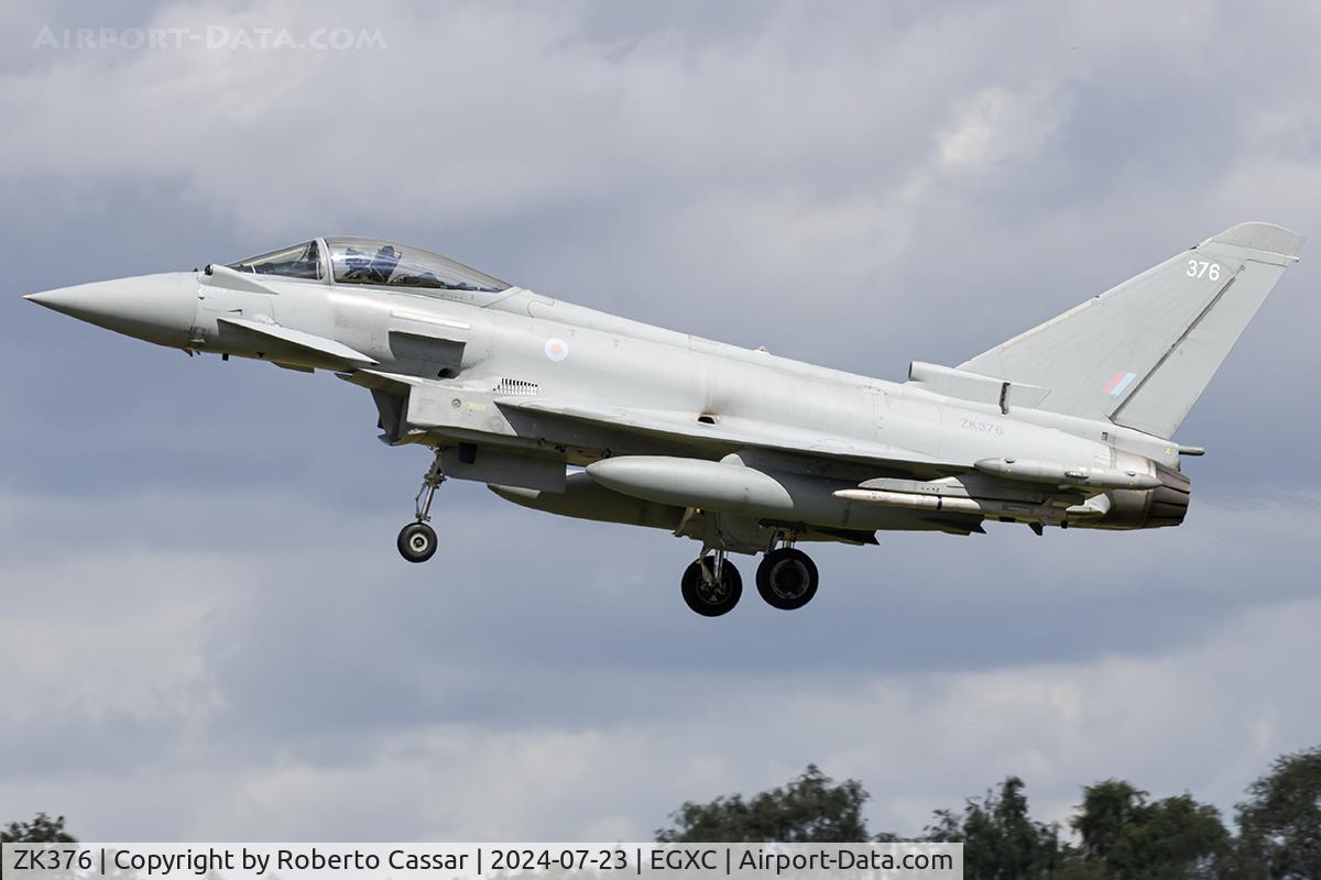 ZK376, 2016 Eurofighter EF-2000 Typhoon FGR.4 C/N BS137/117, Coningsby