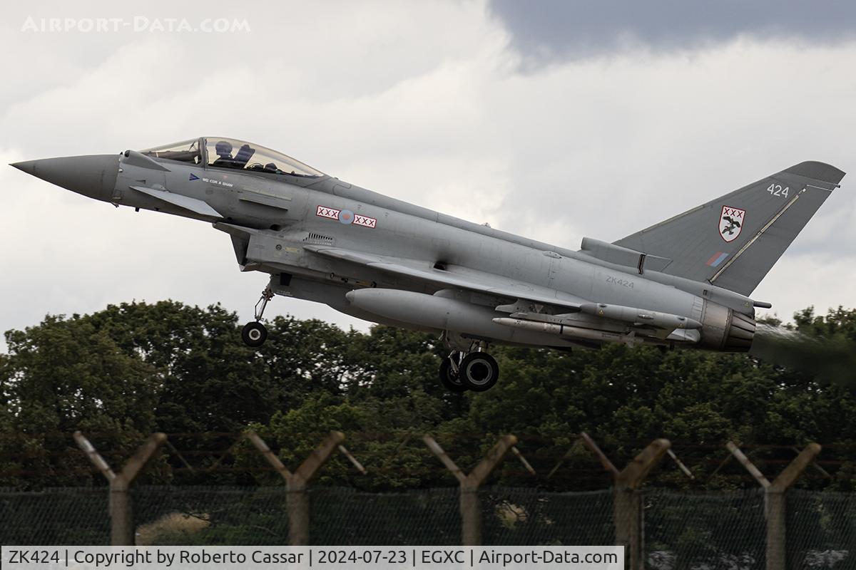 ZK424, 2017 Eurofighter EF-2000 Typhoon FGR4 C/N BS140, Coningsby