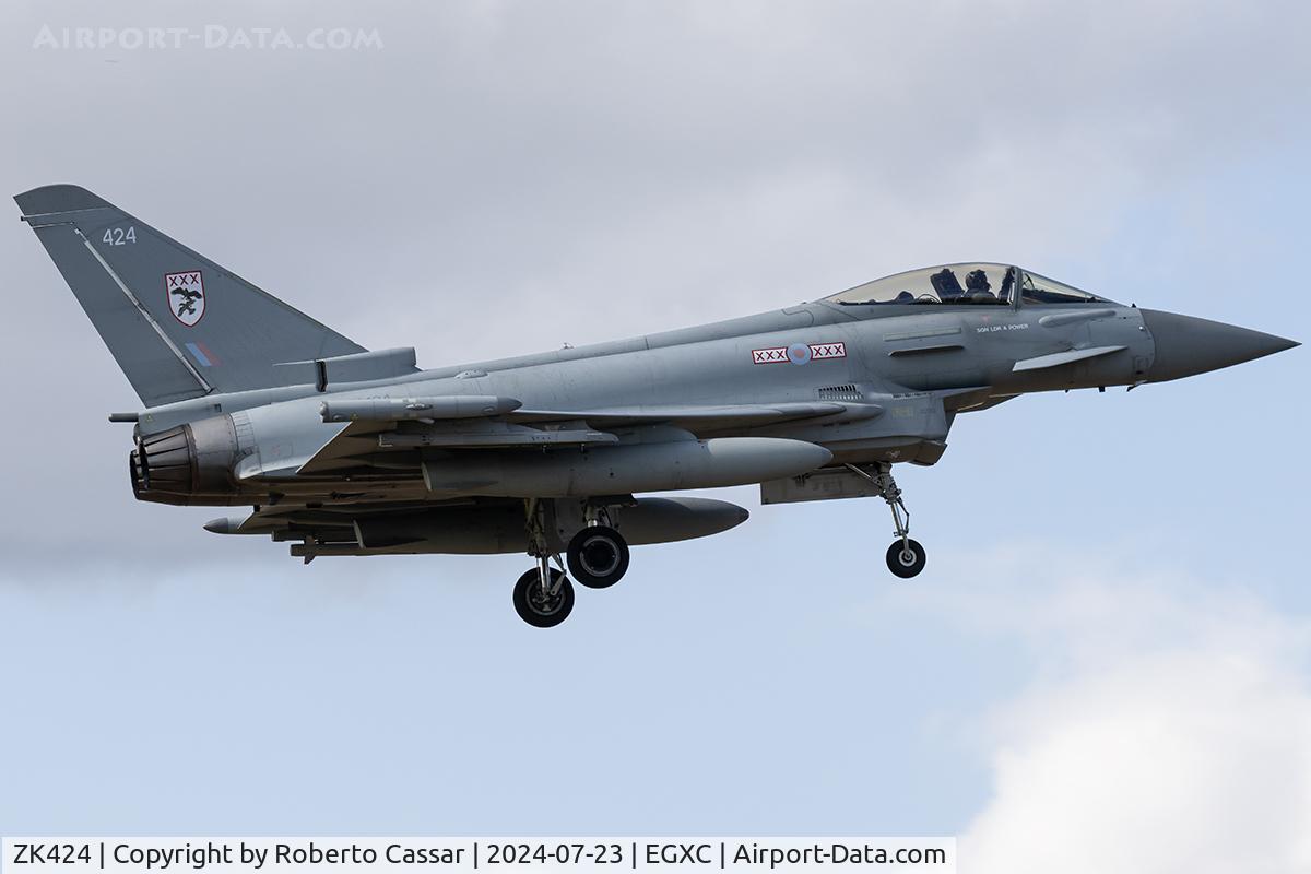 ZK424, 2017 Eurofighter EF-2000 Typhoon FGR4 C/N BS140, Coningsby