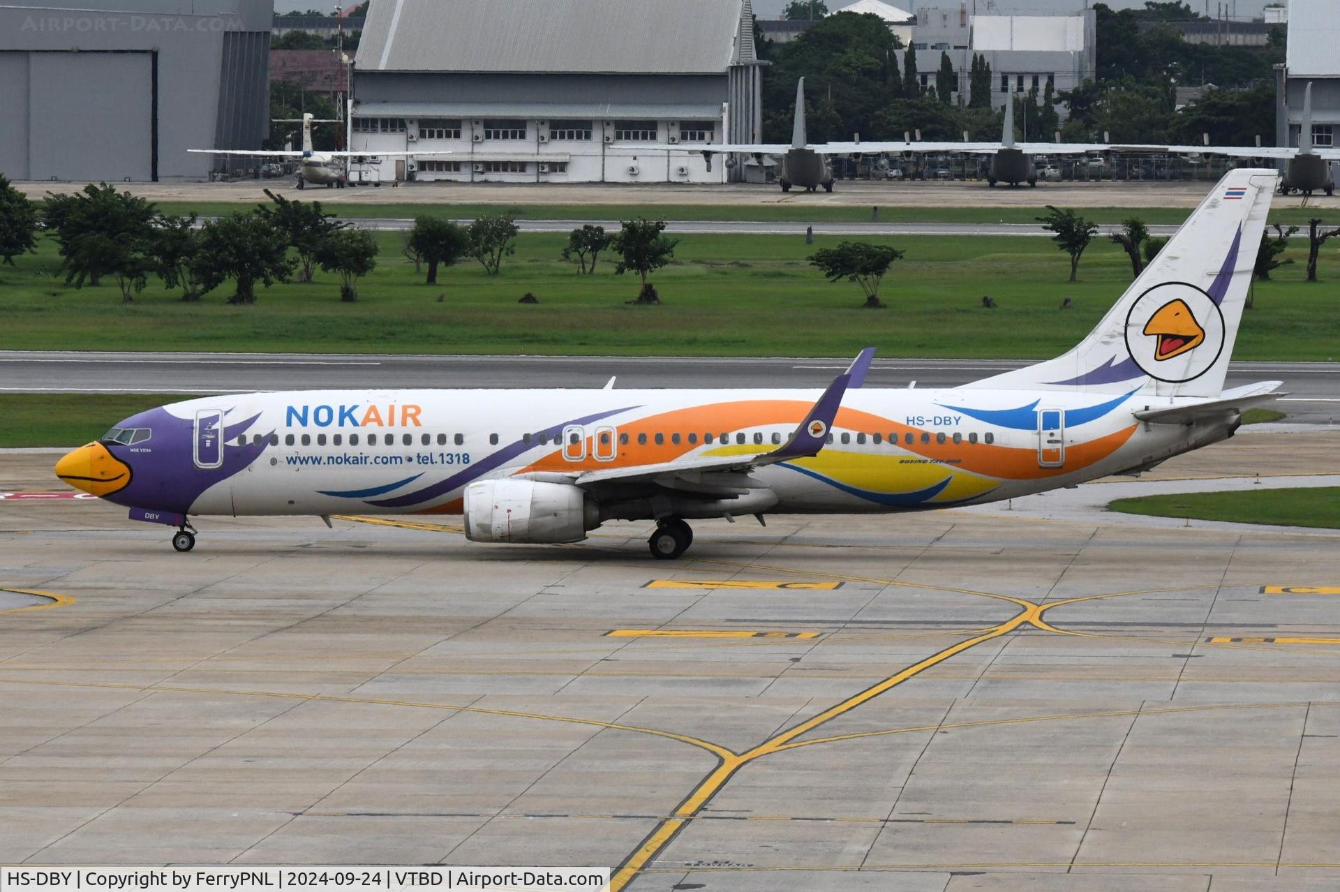 HS-DBY, 2017 Boeing 737-800 C/N 61299, Nok Air B738 departing