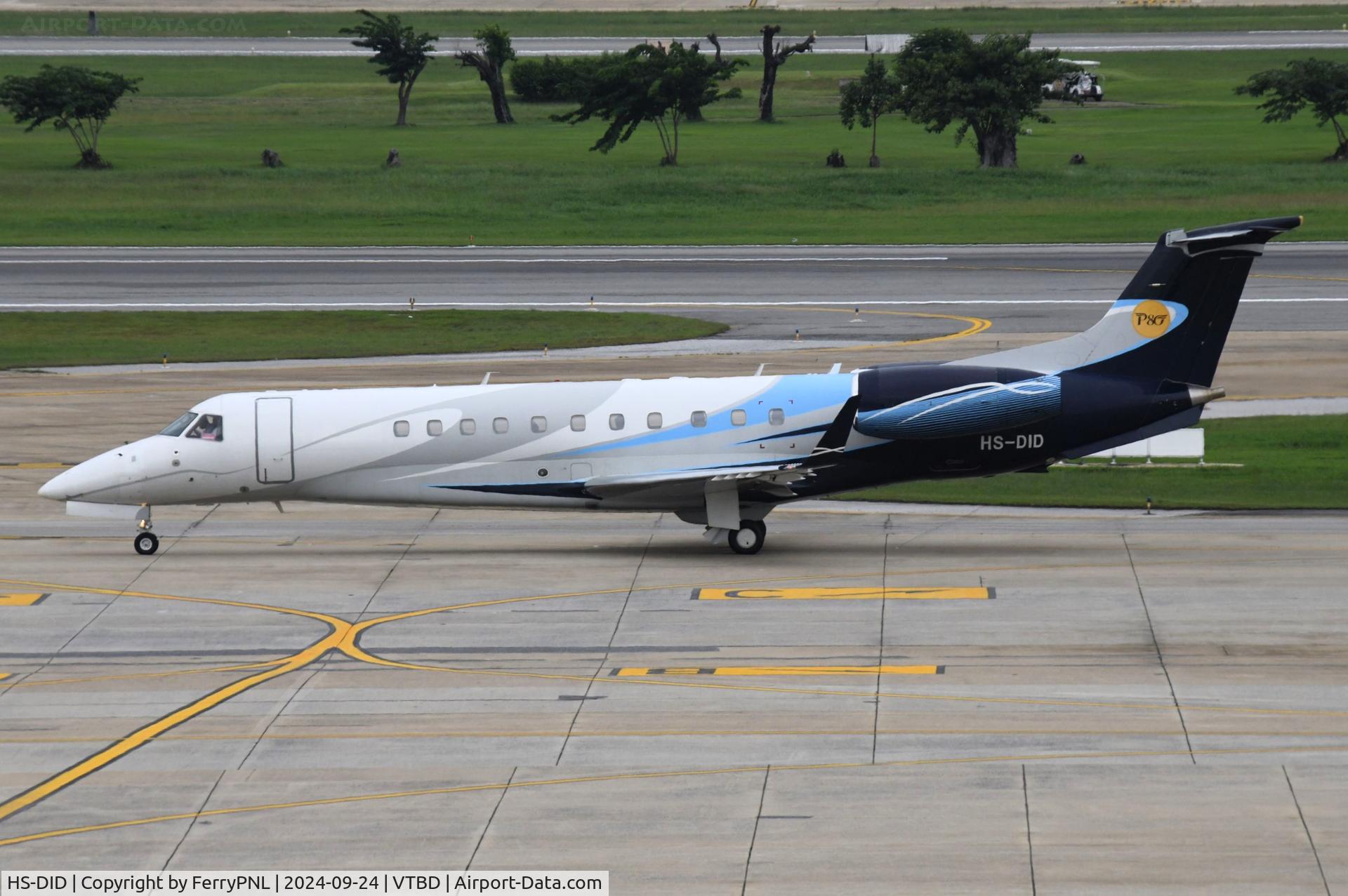 HS-DID, 2008 Embraer EMB-135BJ Legacy 600 C/N 14501069, EMB135J departing DMK