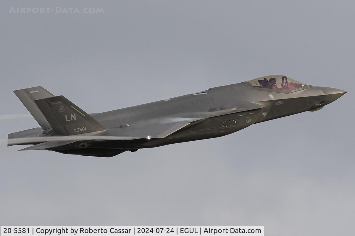 20-5581, Lockheed Martin F-35A Lightning II C/N AF-341, Lakenheath