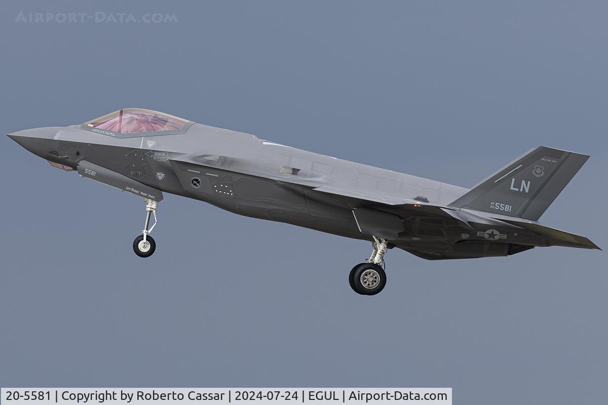 20-5581, Lockheed Martin F-35A Lightning II C/N AF-341, Lakenheath