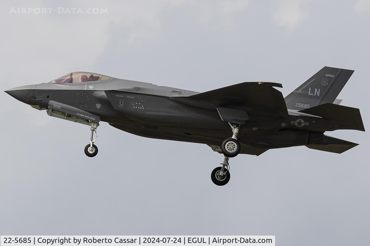 22-5685, Lockheed Martin F-35A Lightning II C/N AF-385, Lakenheath