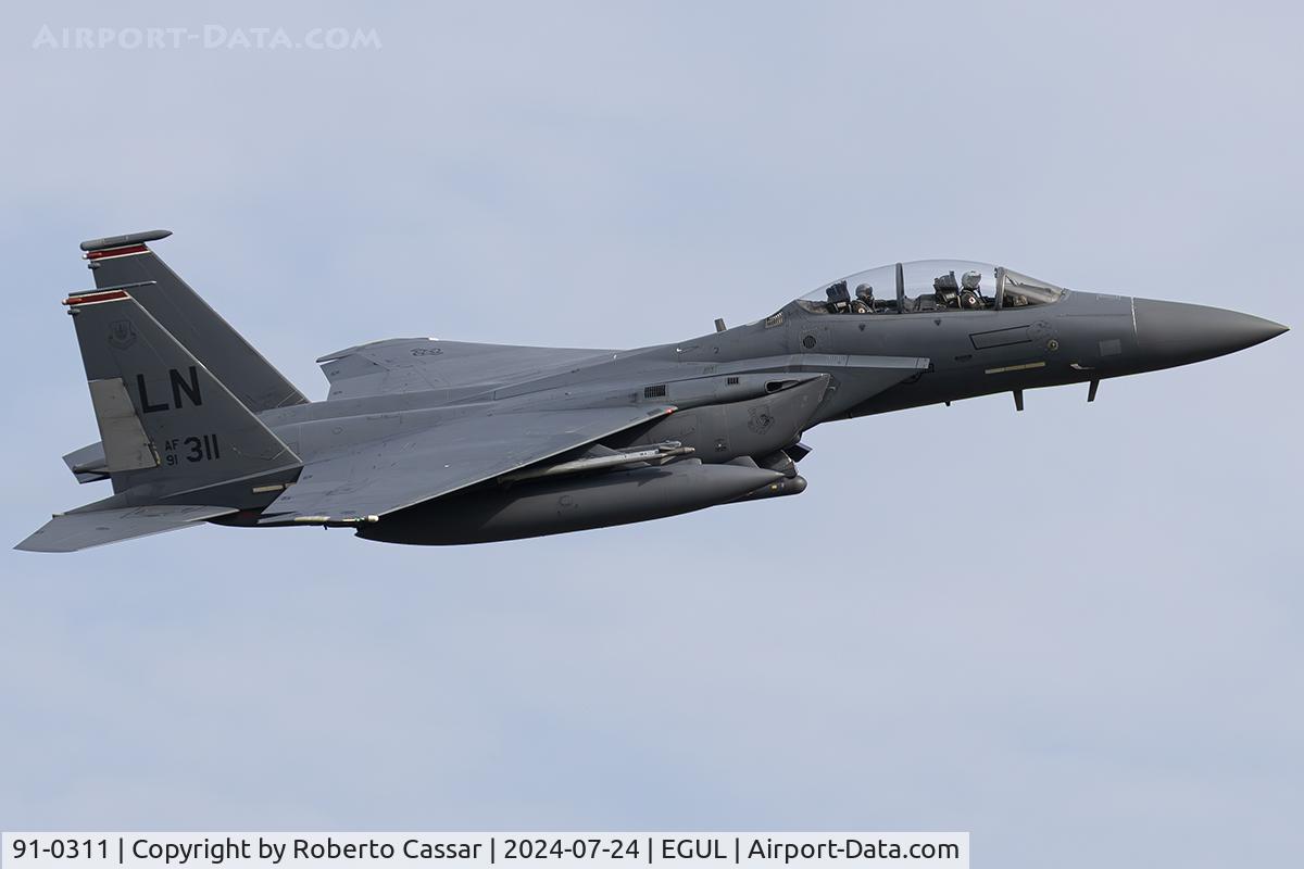91-0311, 1991 McDonnell Douglas F-15E Strike Eagle C/N 1218/E176, Lakenheath