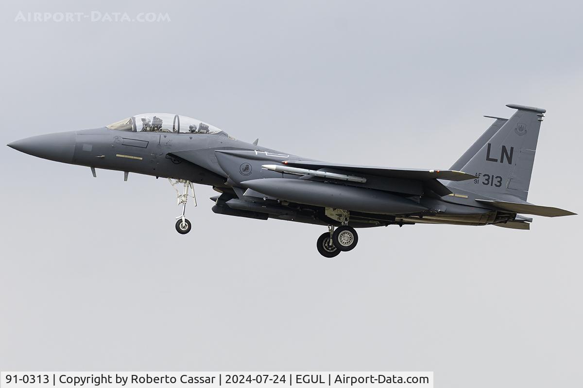 91-0313, 1991 McDonnell Douglas F-15E Strike Eagle C/N 1220/E178, Lakenheath