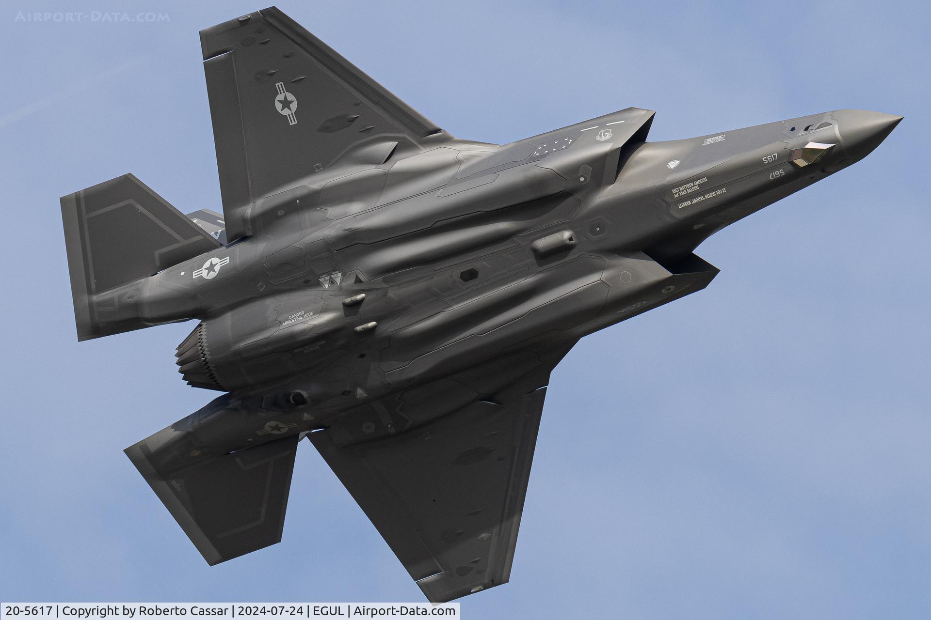 20-5617, Lockheed Martin F-35A Lightning II C/N 20-5617, Lakenheath