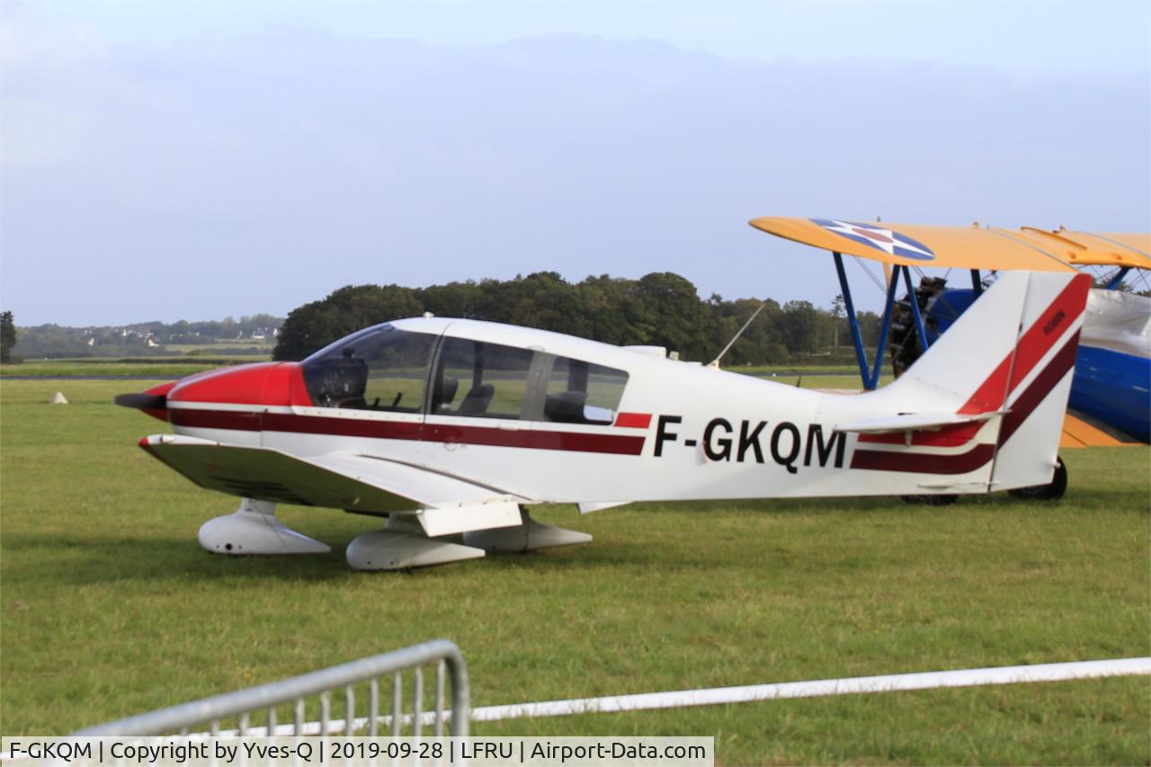 F-GKQM, Robin DR-400-120 Dauphin 2+2 C/N 2057, Robin DR.400-120 Dauphin, Static display, Morlaix-Ploujean airport (LFRU-MXN)