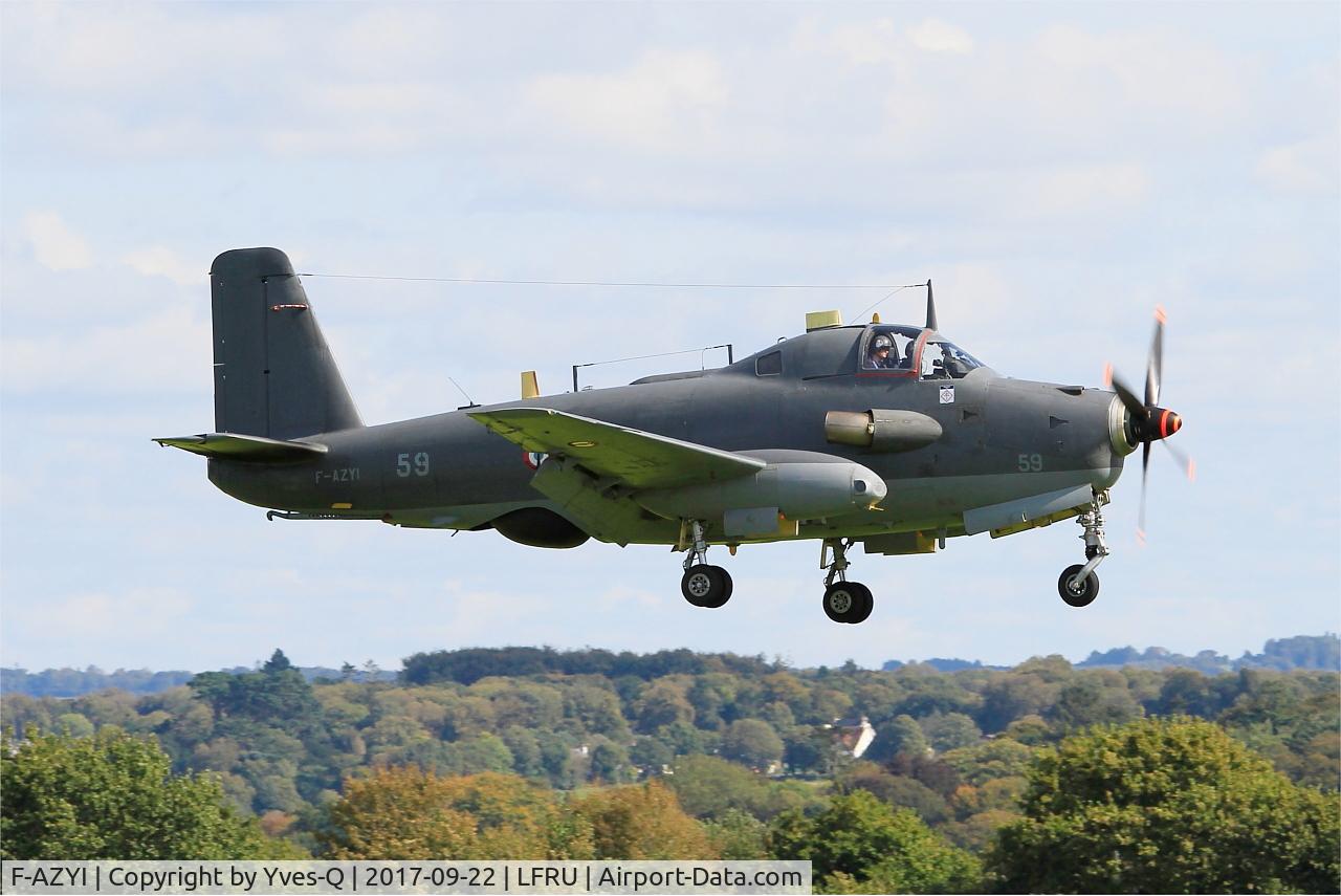 F-AZYI, 1959 Breguet Br.1050 Alize C/N 59, Breguet Br.1050 Alizé, On final rwy 23, Morlaix-Ploujean airport (LFRU-MXN)