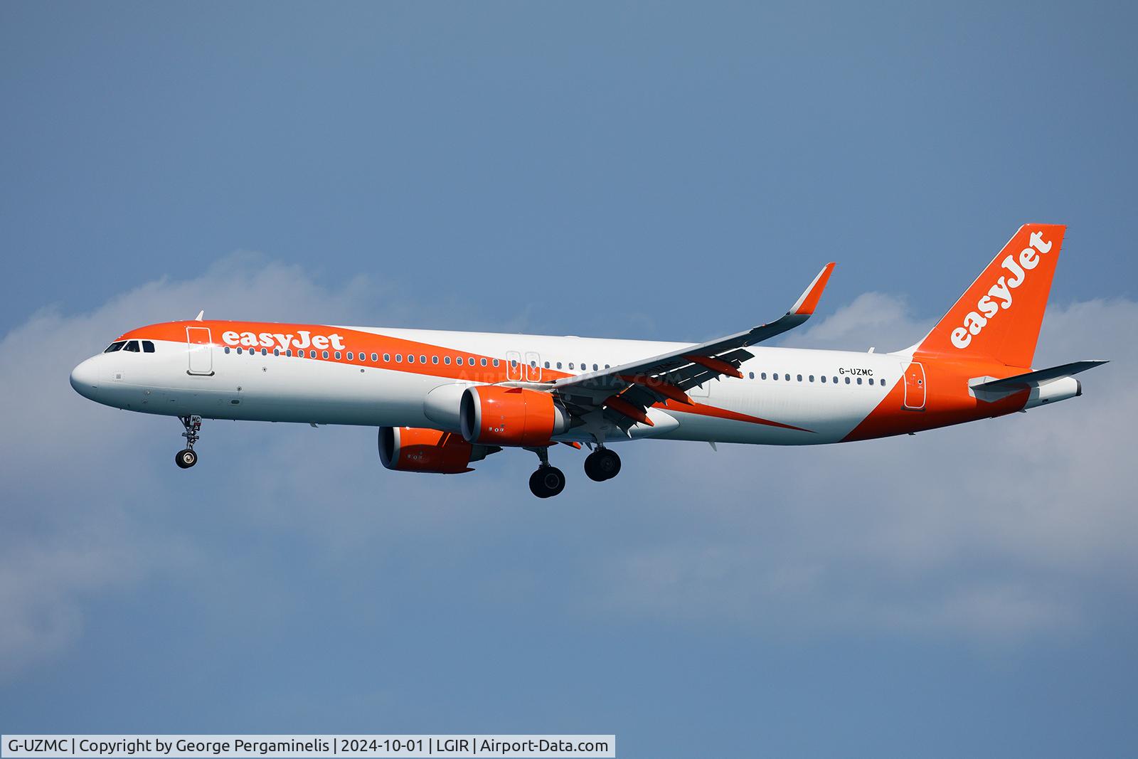 G-UZMC, 2018 Airbus A321-251NX C/N 8386, Short final for runway 27.