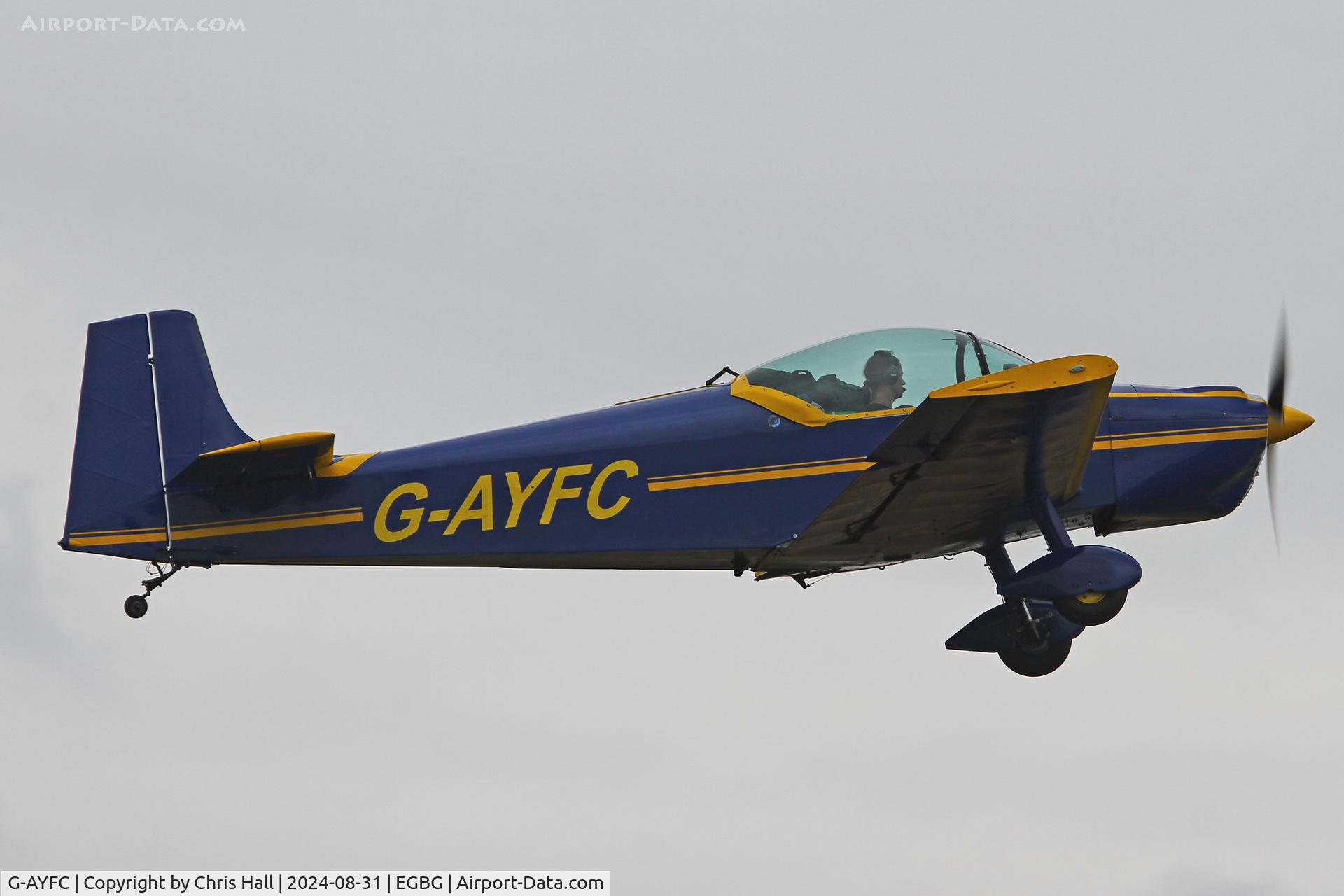 G-AYFC, 1970 Rollason Druine D-62B Condor C/N RAE/644, LAA Rally 2024, Leicester