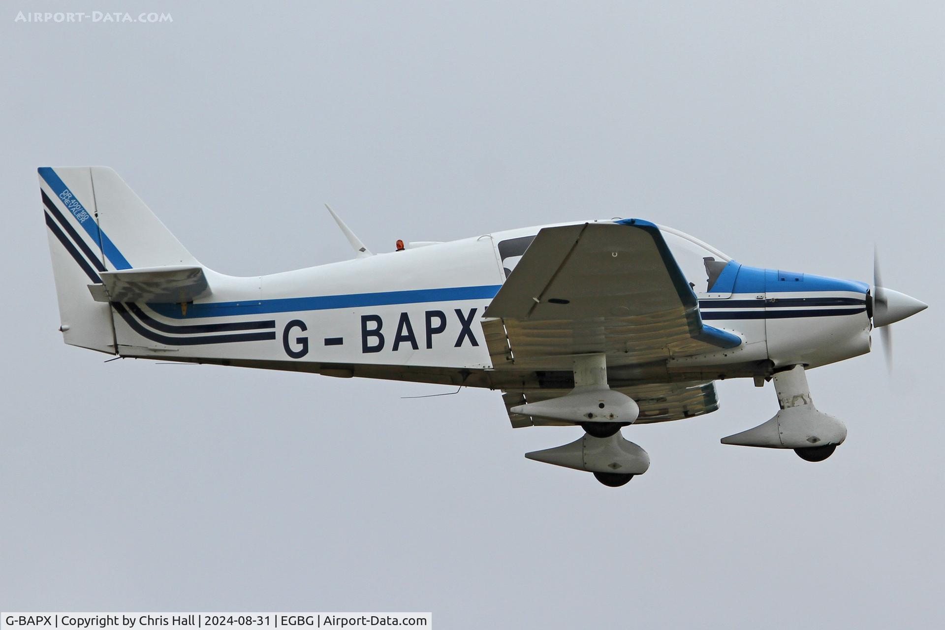 G-BAPX, 1972 Robin DR-400-160 Chevalier C/N 789, LAA Rally 2024, Leicester