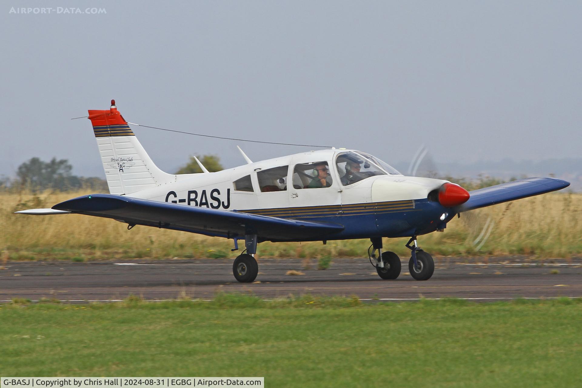 G-BASJ, 1972 Piper PA-28-180 Cherokee C/N 28-7305136, LAA Rally 2024, Leicester