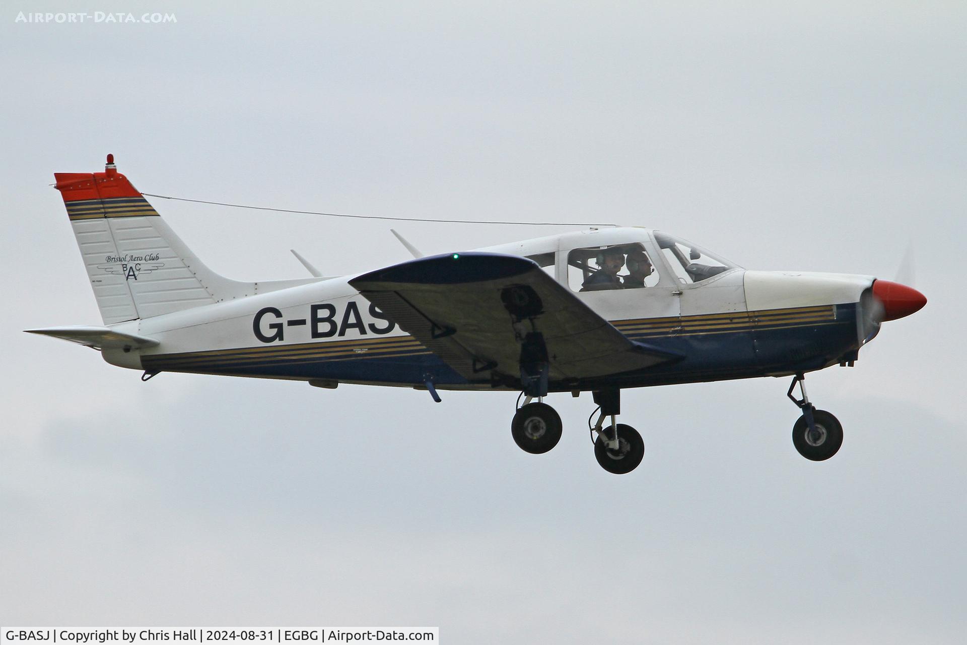 G-BASJ, 1972 Piper PA-28-180 Cherokee C/N 28-7305136, LAA Rally 2024, Leicester