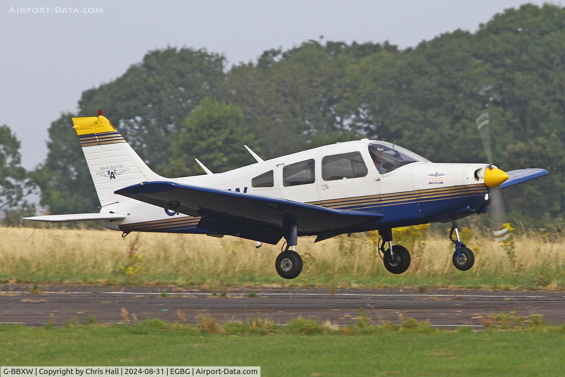 G-BBXW, 1973 Piper PA-28-151 Cherokee Warrior C/N 28-7415050, LAA Rally 2024, Leicester