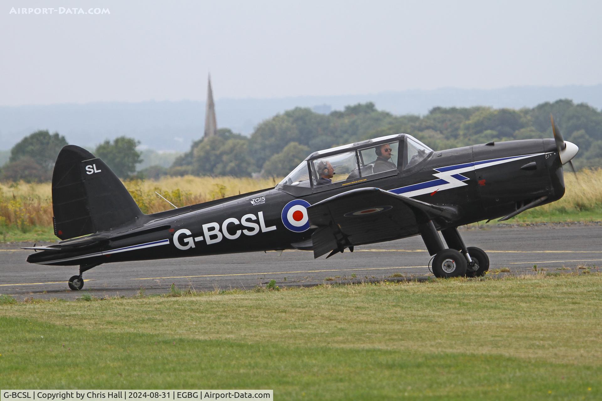 G-BCSL, 1951 De Havilland DHC-1 Chipmunk 22 C/N C1/0524, LAA Rally 2024, Leicester