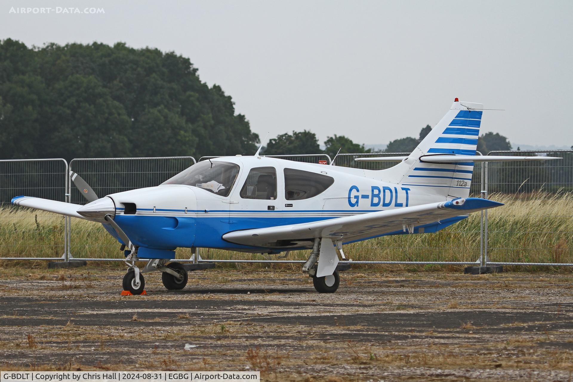 G-BDLT, 1975 Rockwell International 112 Commander C/N 363, LAA Rally 2024, Leicester