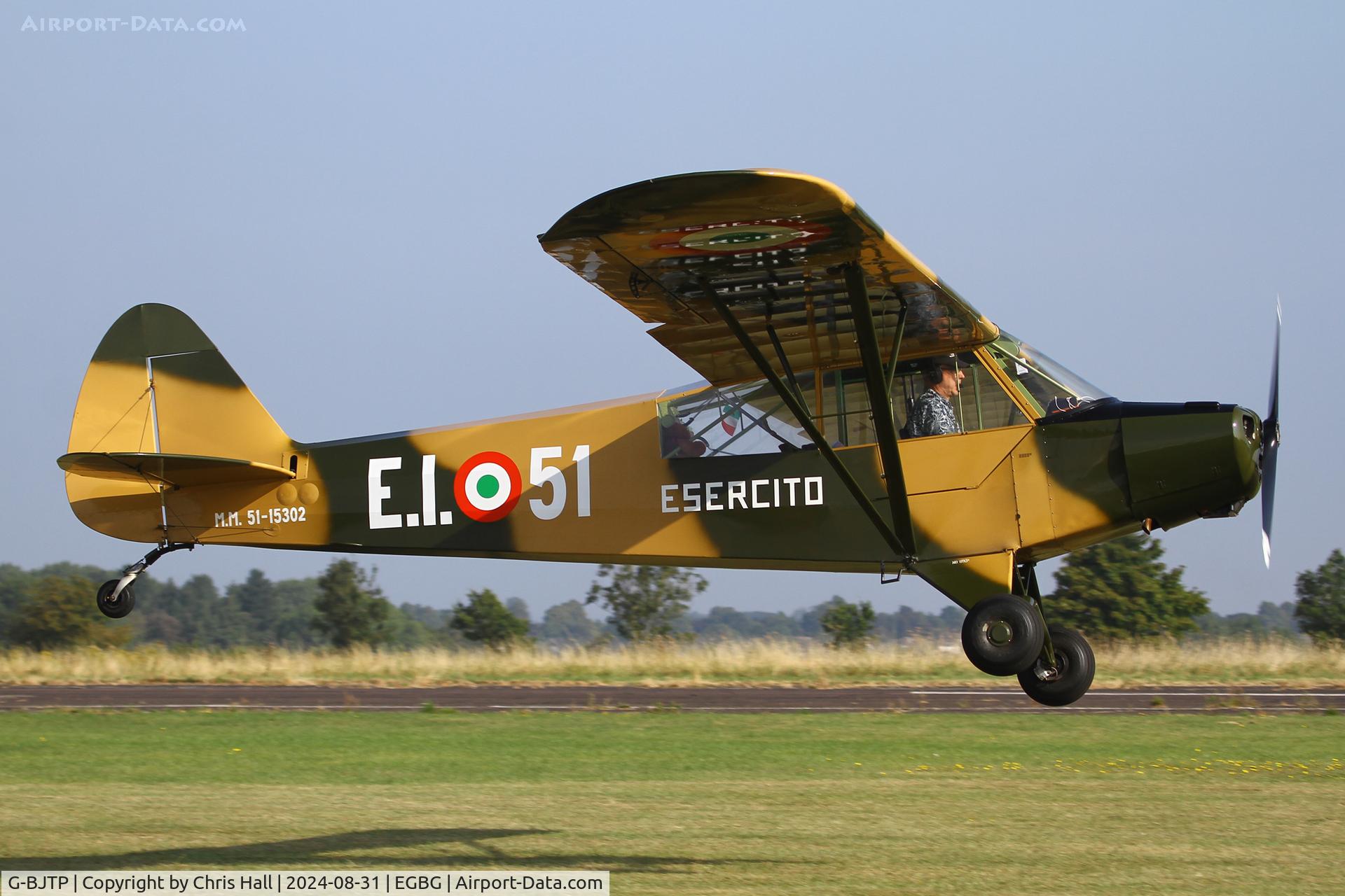 G-BJTP, 1951 Piper L-18C Super Cub (PA-18-95) C/N 18-999, LAA Rally 2024, Leicester