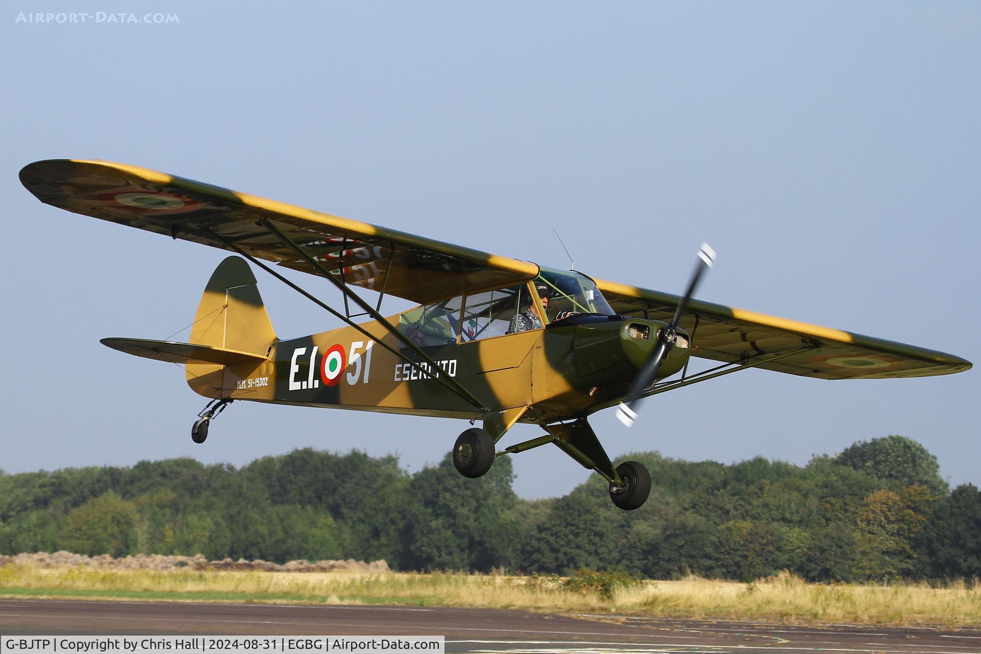 G-BJTP, 1951 Piper L-18C Super Cub (PA-18-95) C/N 18-999, LAA Rally 2024, Leicester