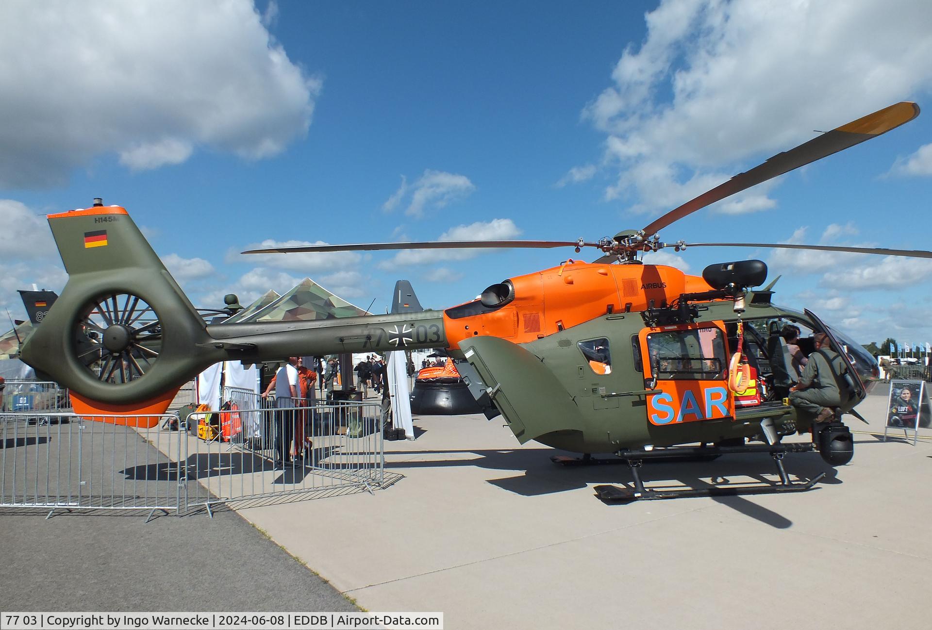 77 03, 2022 Airbus Helicopters H-145M C/N 20308, Airbus Helicopters H145M LUH SAR of Heeresflieger (German army aviation) at the ILA 2024, Berlin