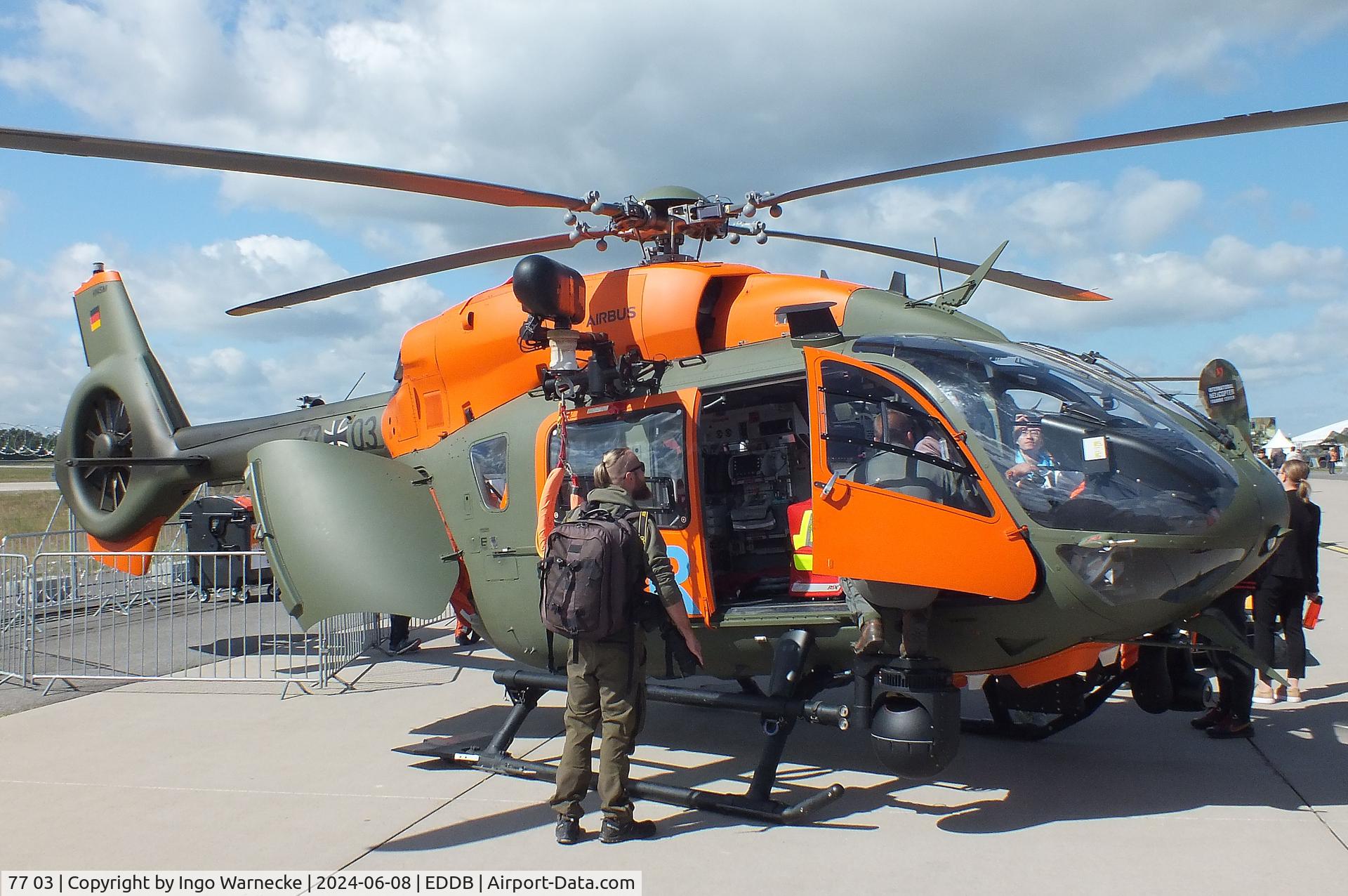 77 03, 2022 Airbus Helicopters H-145M C/N 20308, Airbus Helicopters H145M LUH SAR of Heeresflieger (German army aviation) at the ILA 2024, Berlin