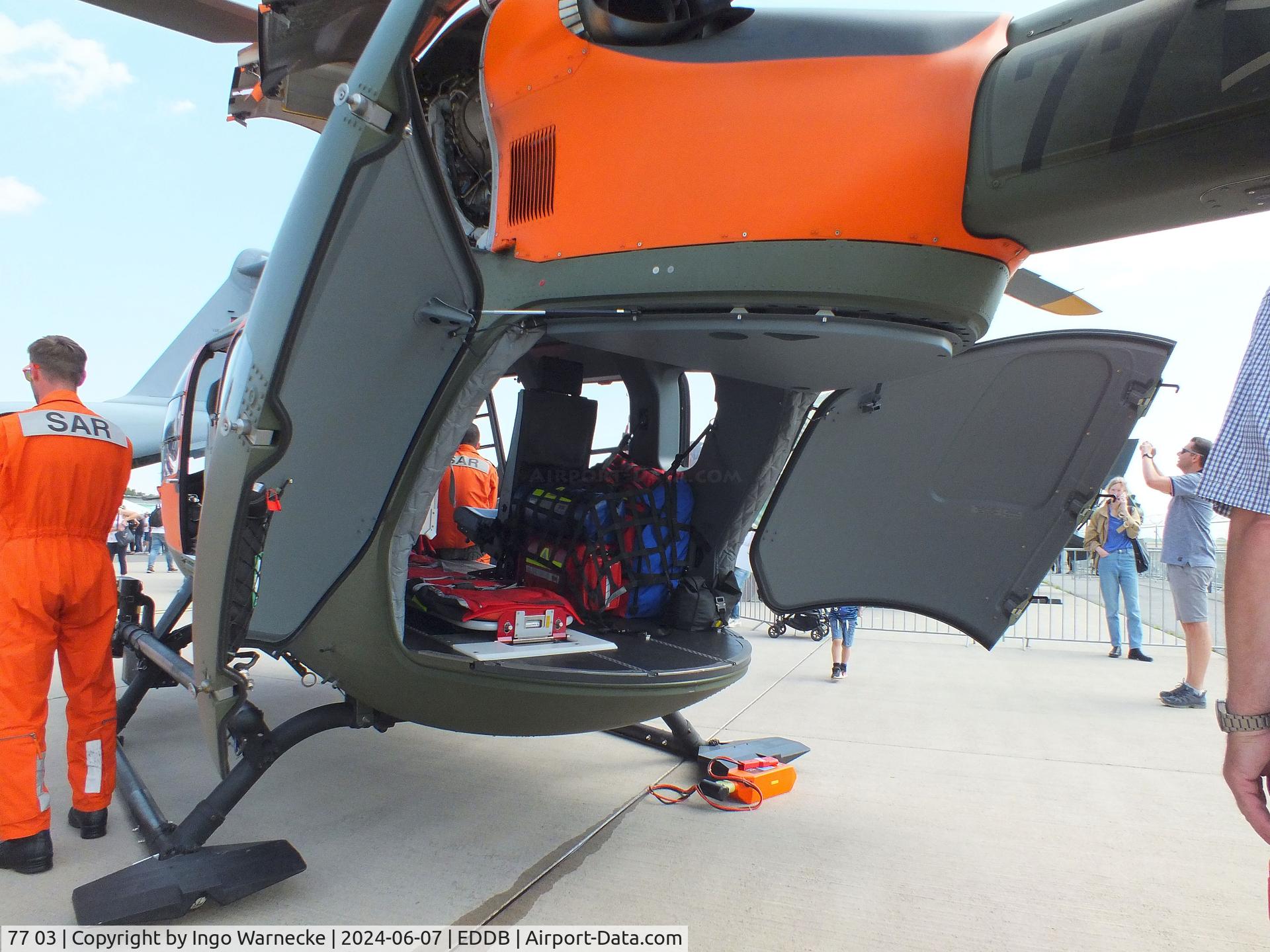 77 03, 2022 Airbus Helicopters H-145M C/N 20308, Airbus Helicopters H145M LUH SAR of Heeresflieger (German army aviation) at the ILA 2024, Berlin