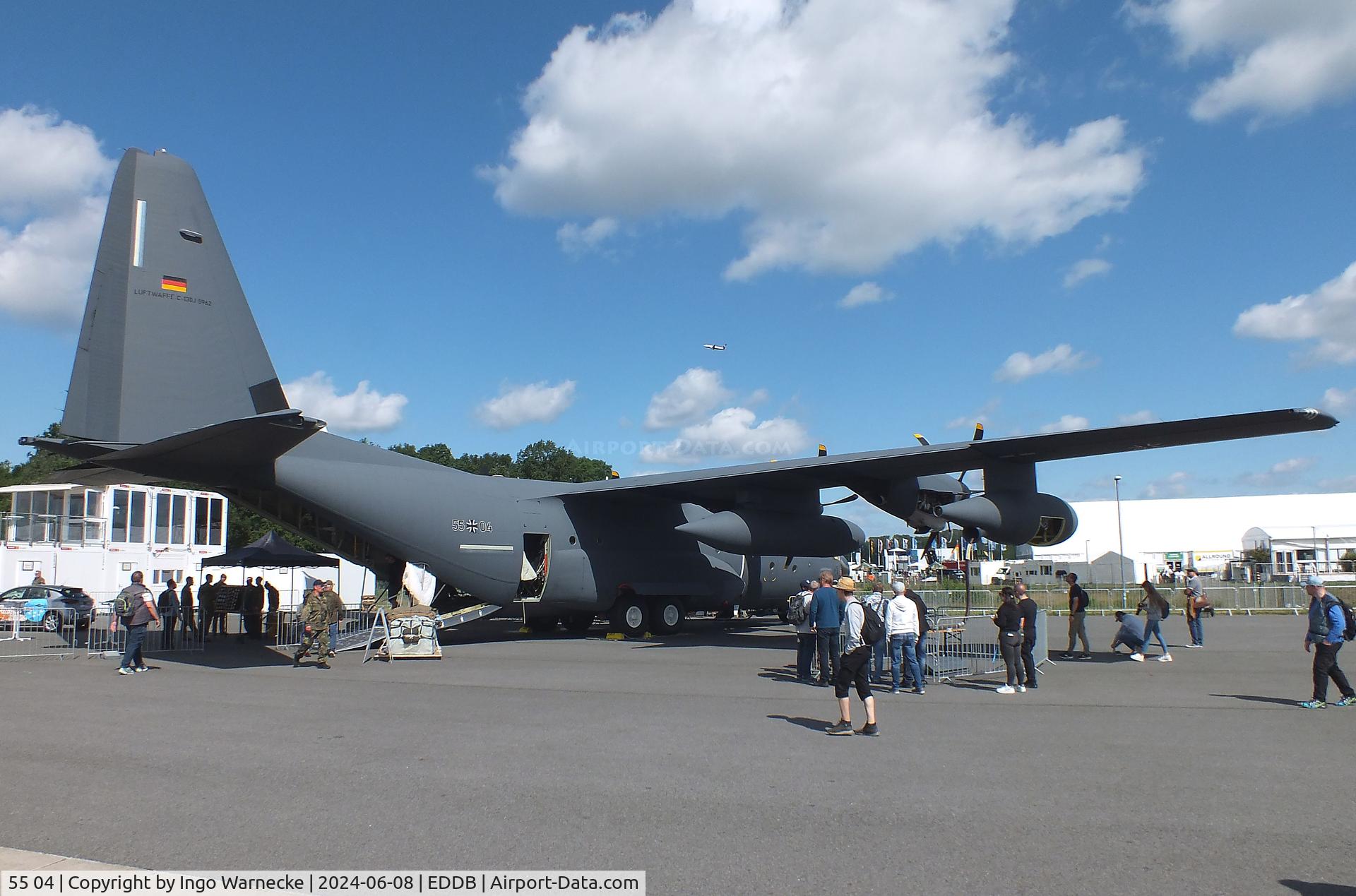 55 04, 2023 Lockheed Martin KC-130J Super Hercules Hercules C/N 382-5962, Lockheed Martin KC-130J Super Hercules of the Luftwaffe (German Air Force) at ILA 2024, Berlin