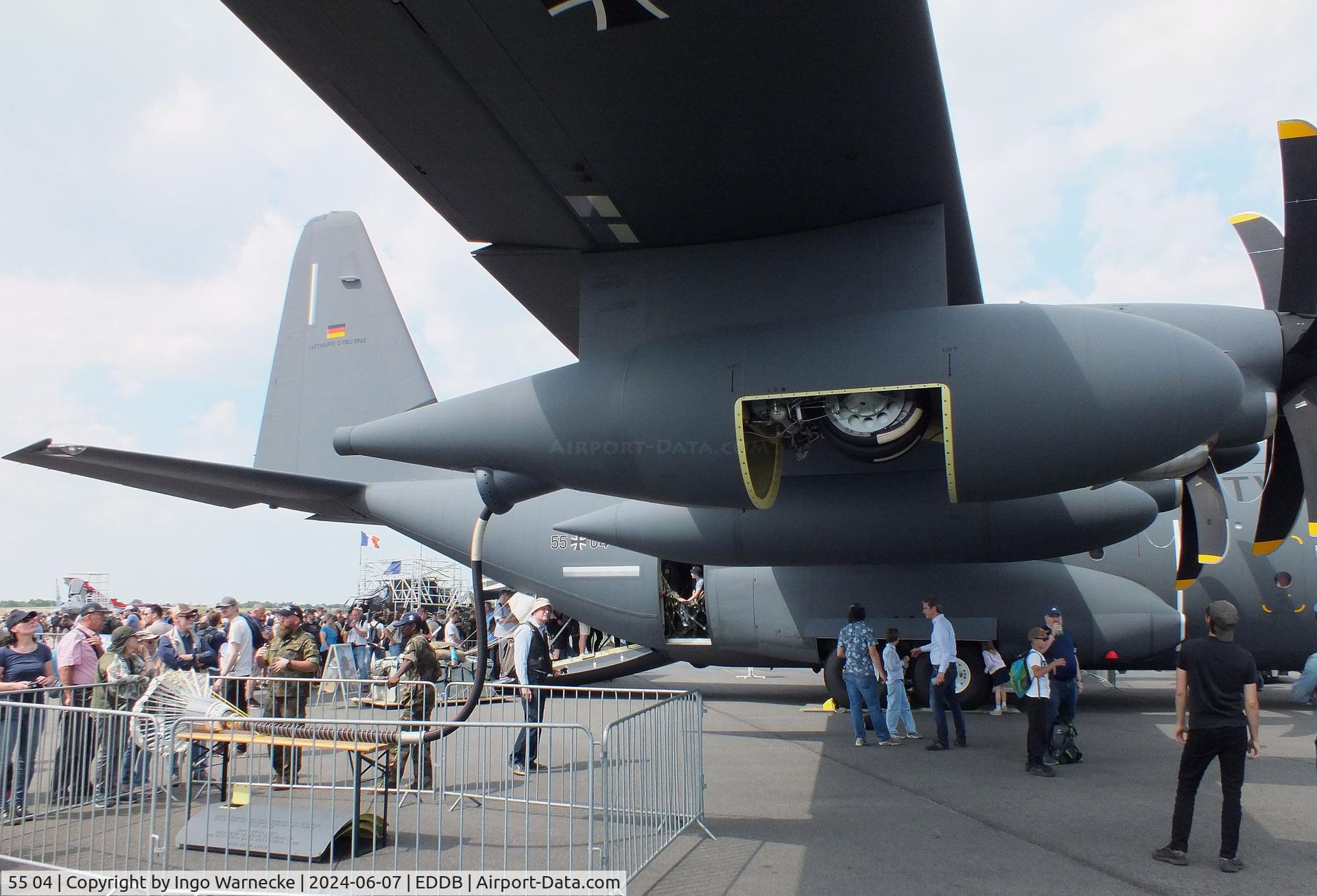 55 04, 2023 Lockheed Martin KC-130J Super Hercules Hercules C/N 382-5962, Lockheed Martin KC-130J Super Hercules of the Luftwaffe (German Air Force) at ILA 2024, Berlin