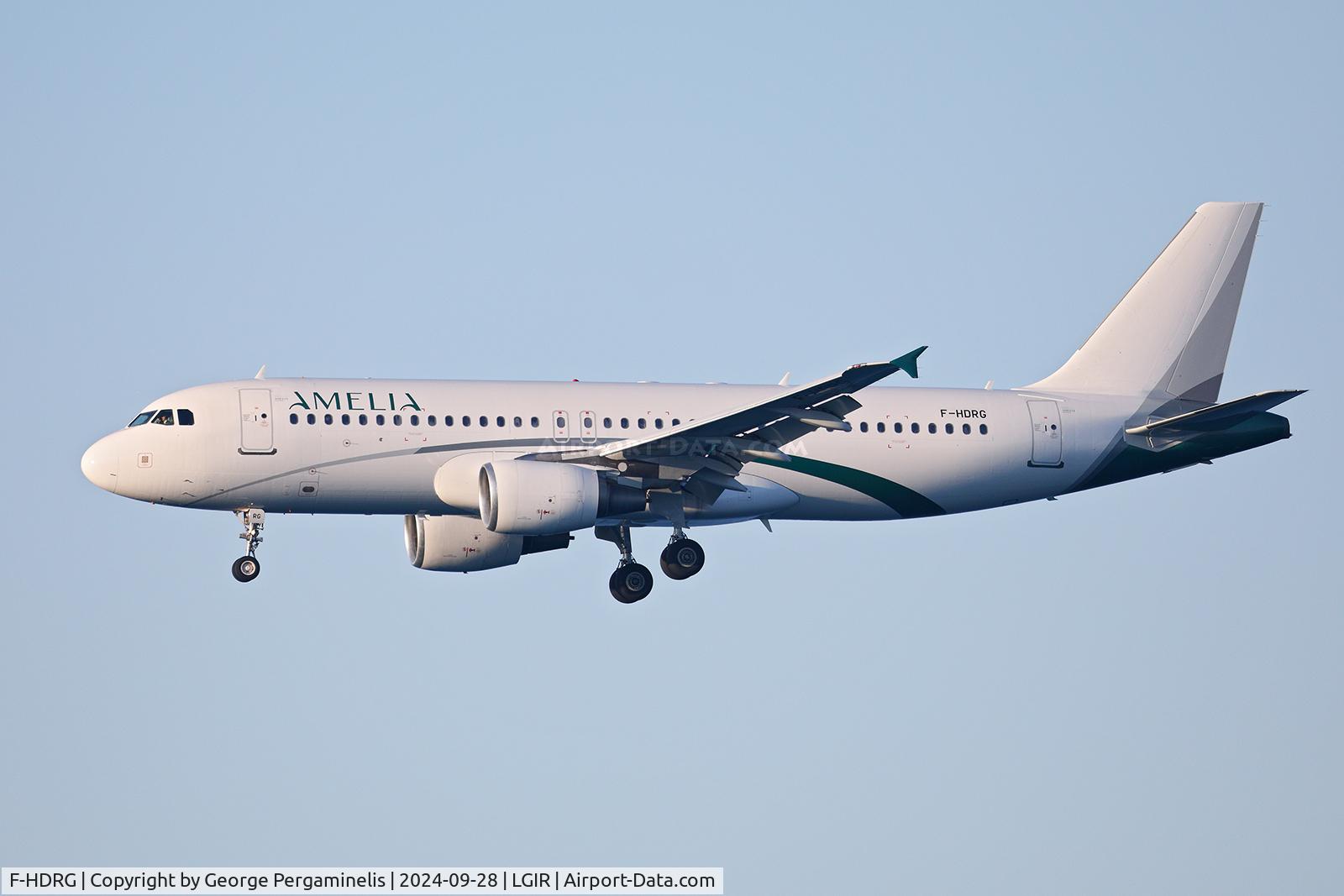 F-HDRG, Airbus 320-214 C/N 2950, Short final for runway 27.